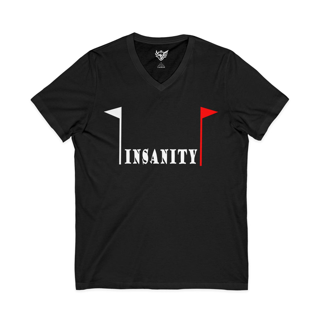 Insanity Jersey Short Sleeve V-Neck Tee