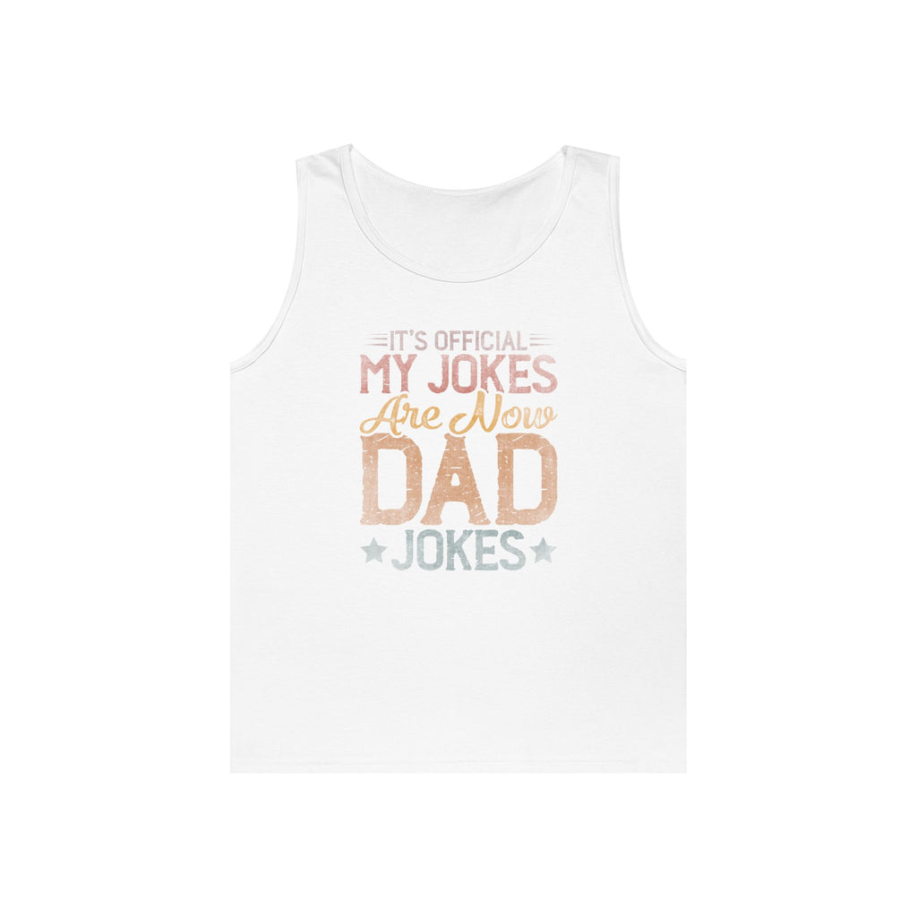 Dad Jokes Heavy Cotton Tank Top