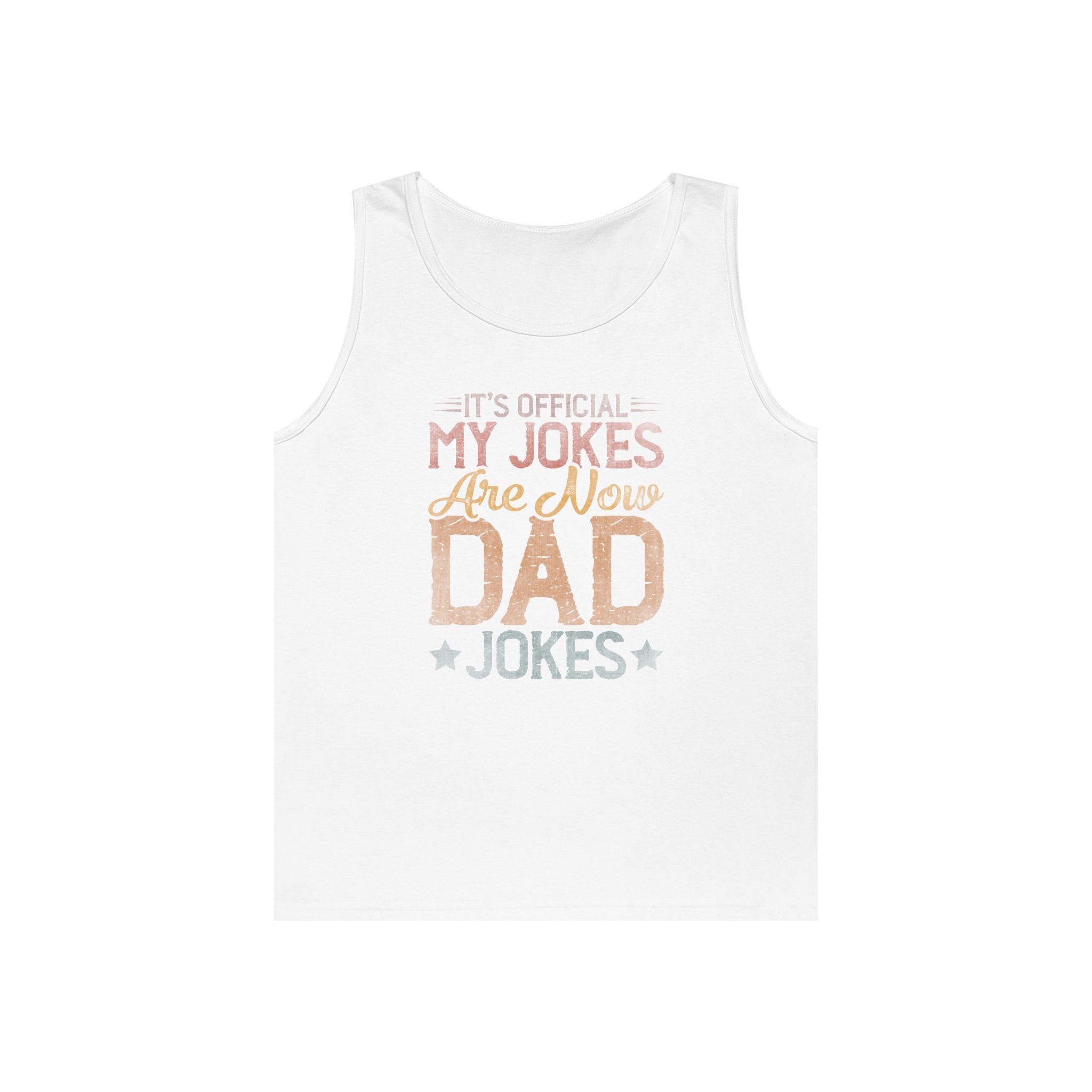 Dad Jokes Heavy Cotton Tank Top