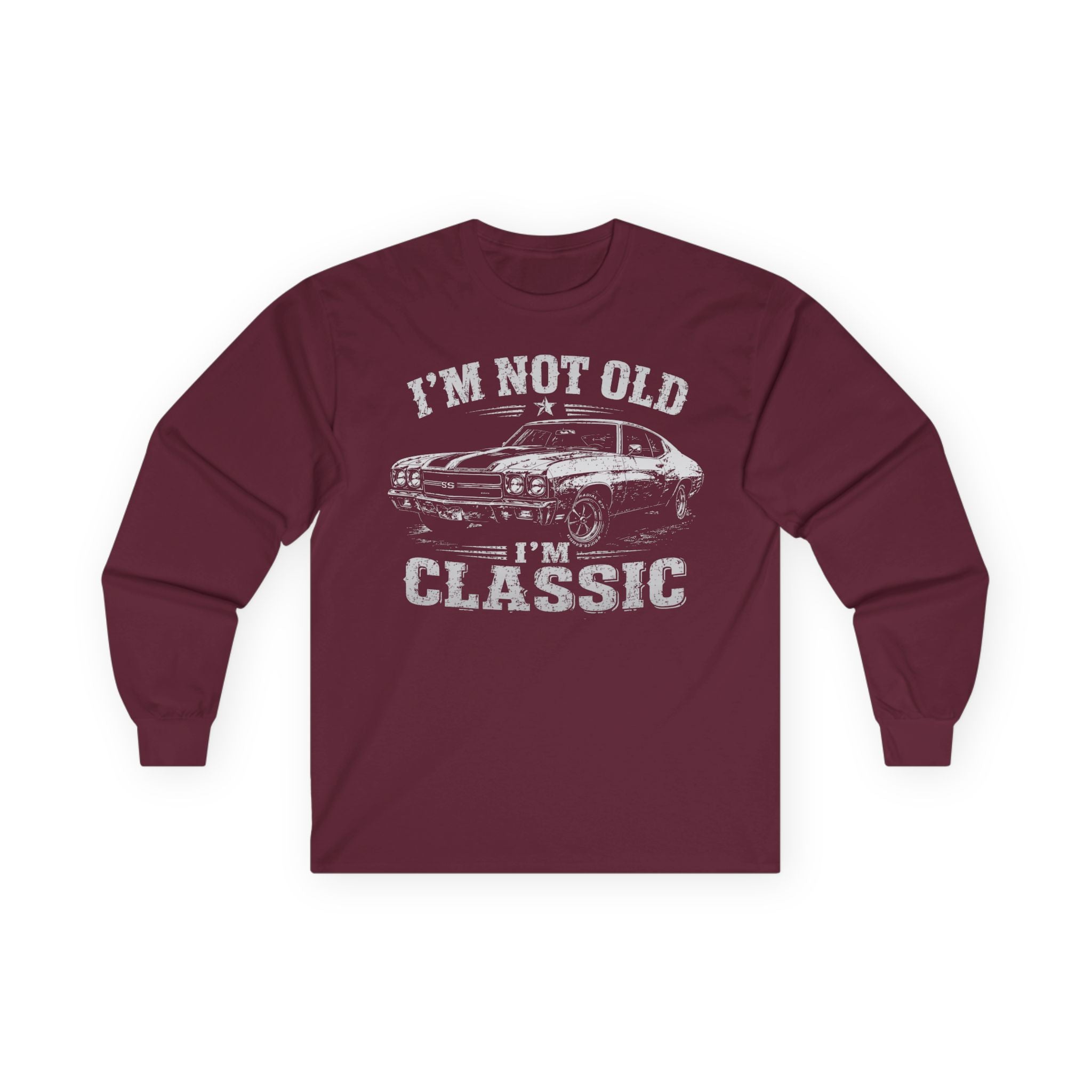 Not Old, Classic Cotton Long Sleeve Tee