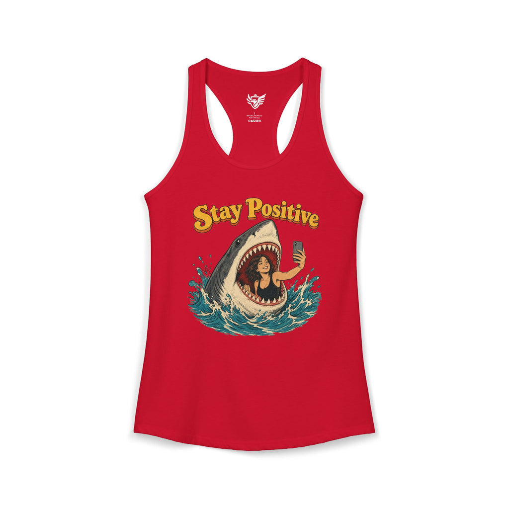 Stay Positive Ideal Racerback Tank