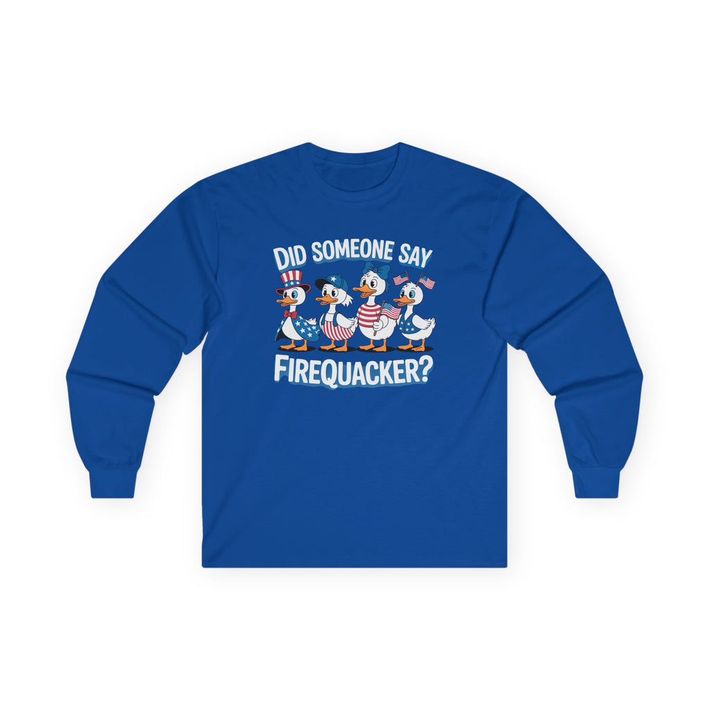 Firequackers Cotton Long Sleeve Tee