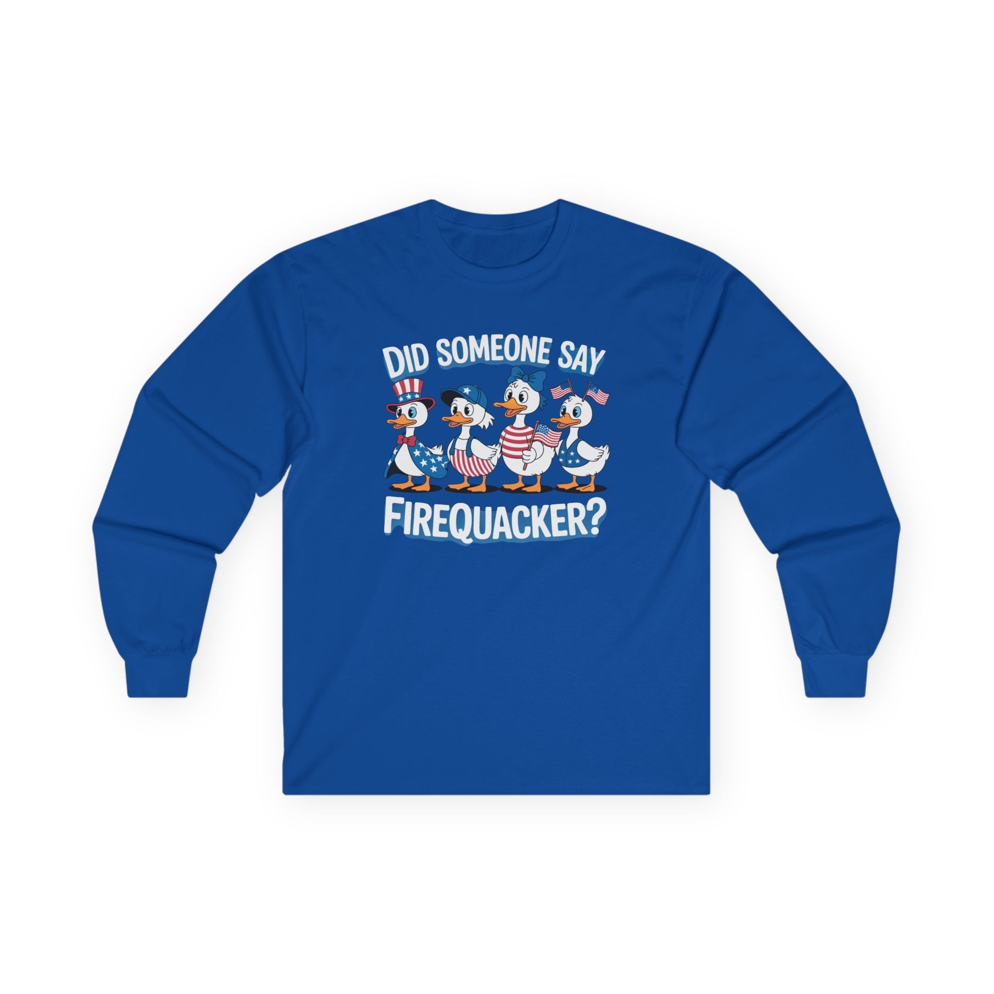 Firequackers Cotton Long Sleeve Tee