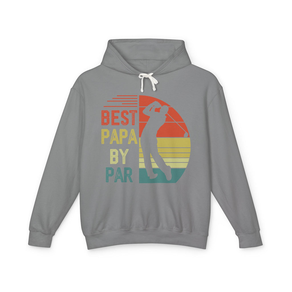 Best Papa By Par Lightweight Hooded Sweatshirt