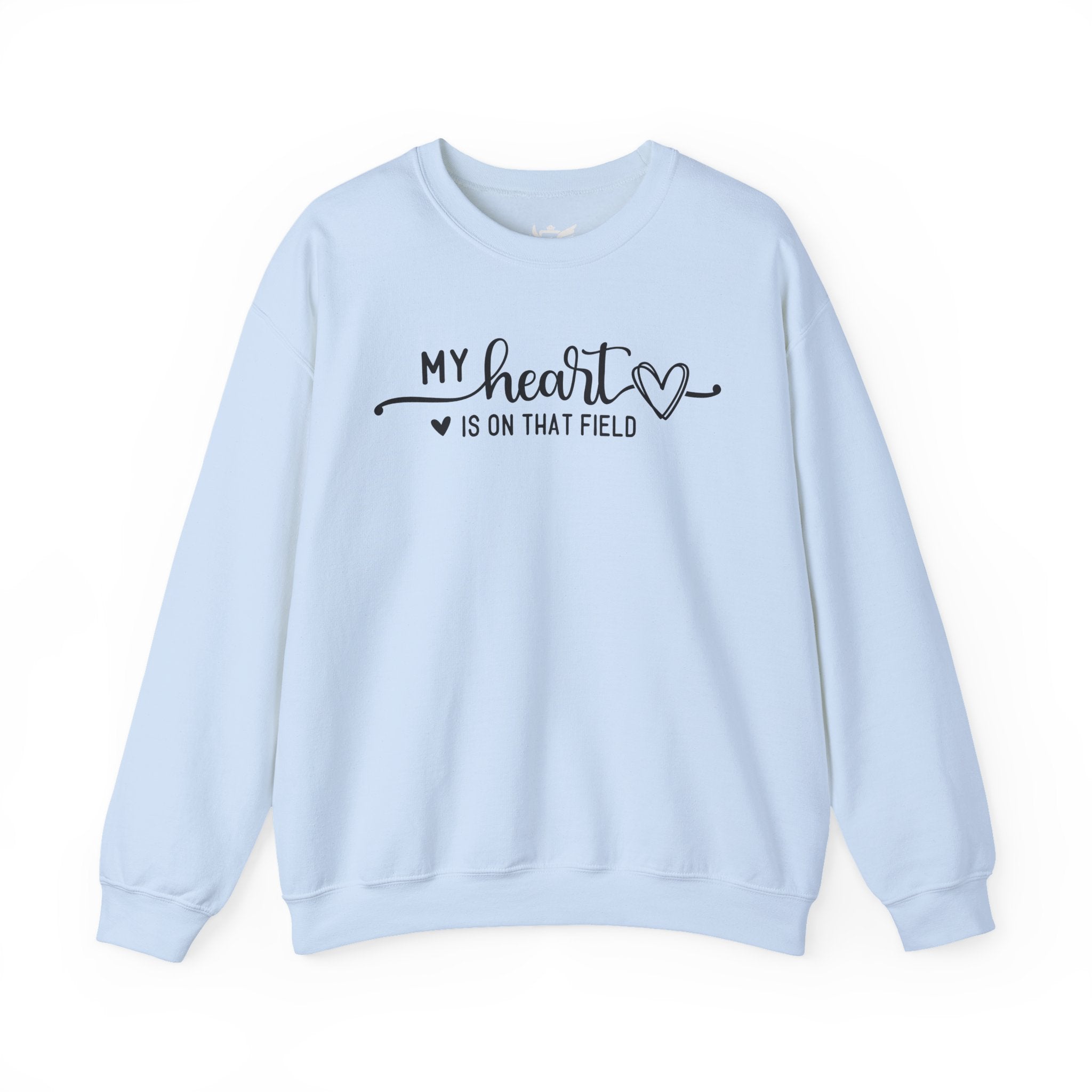 My Heart is on that Field Heavy Blend™ Crewneck Sweatshirt