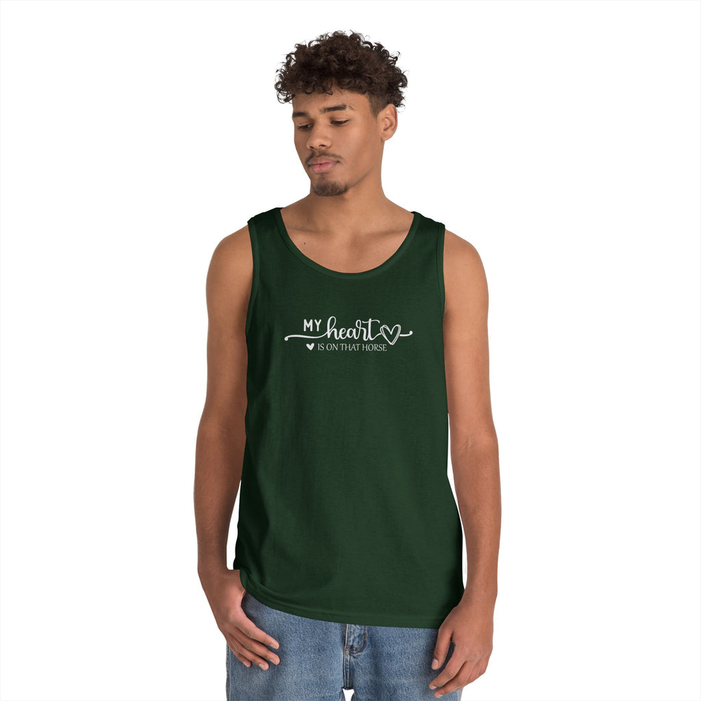 Heart on Horse Heavy Cotton Tank Top