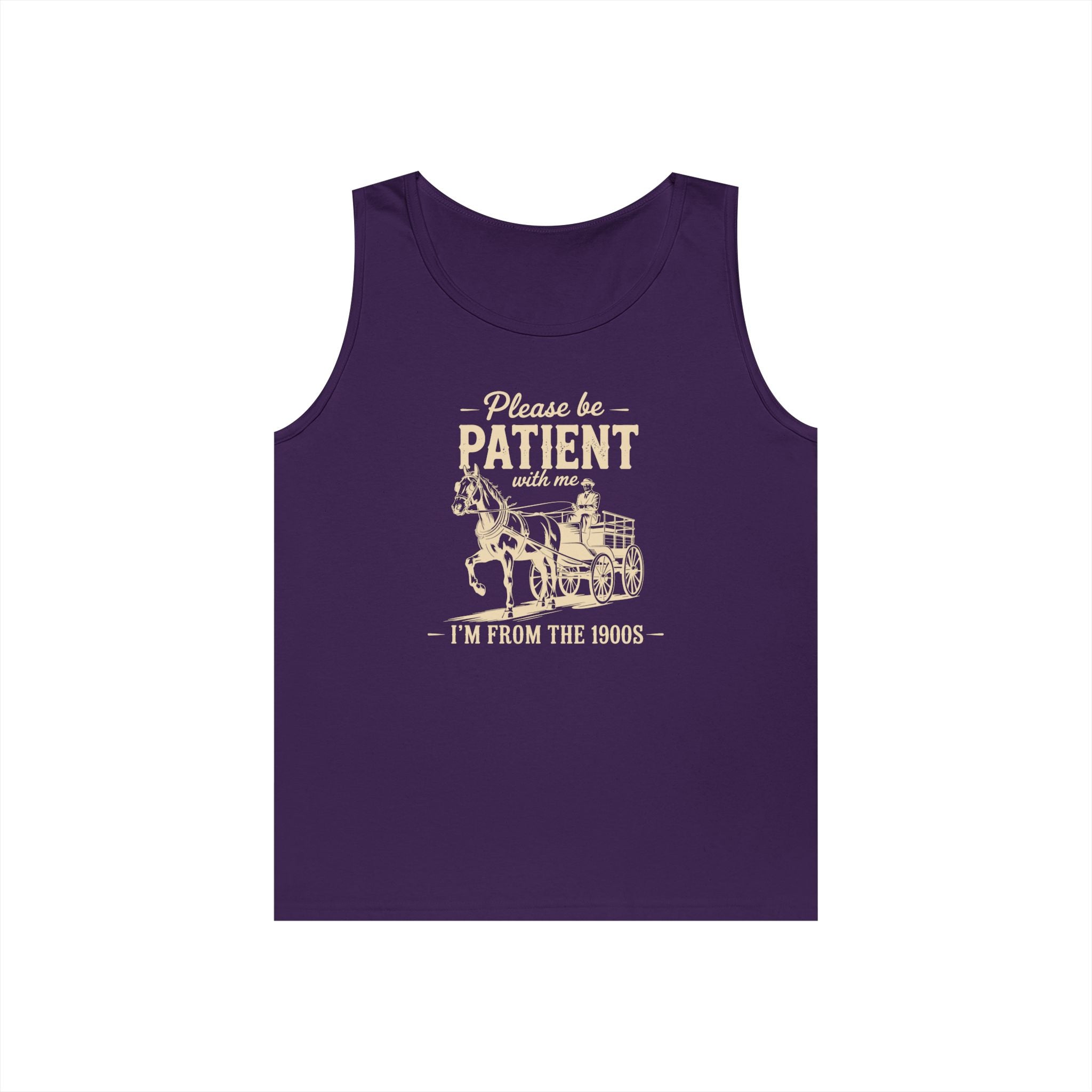 Please Be Patient With Me I'm From the 1900s Heavy Cotton Tank Top