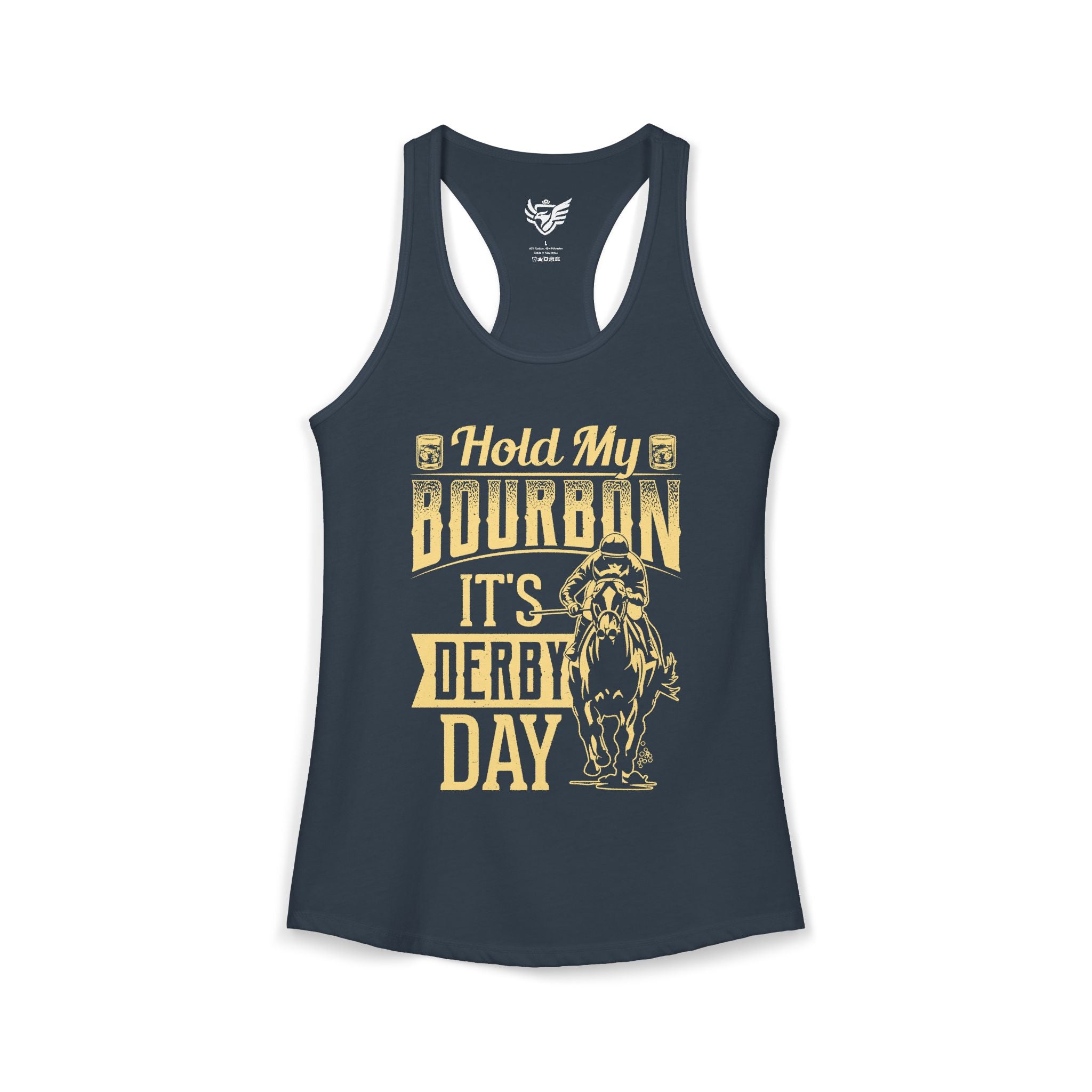 Derby Day Ideal Racerback Tank