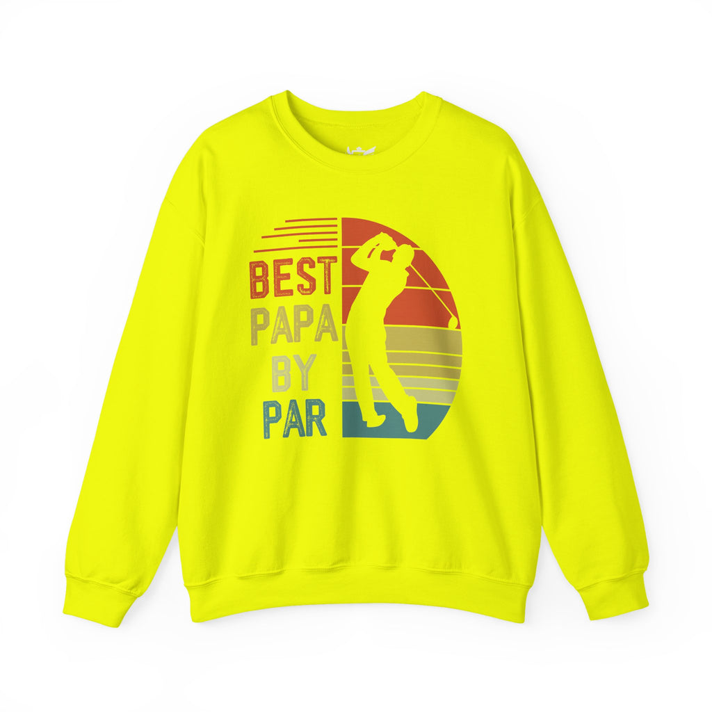 Best Papa By Par Heavy Blend™ Crewneck Sweatshirt