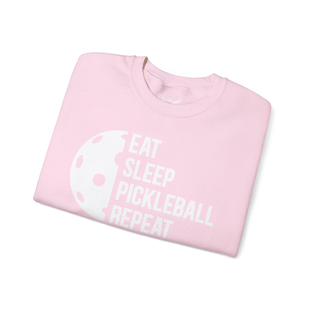 Eat Sleep Pickleball Repeat Heavy Blend™ Crewneck Sweatshirt