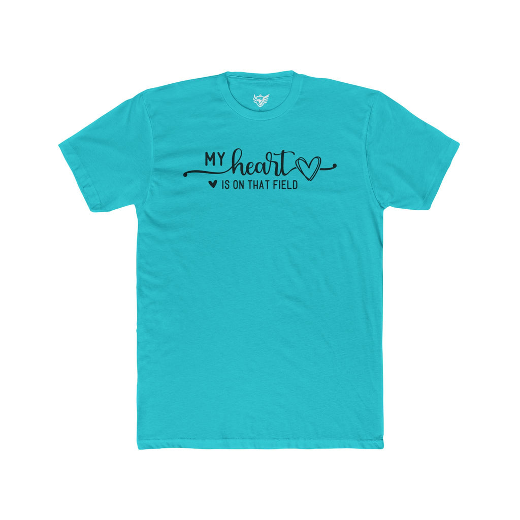 My Heart is on that Field Cotton Crew Tee