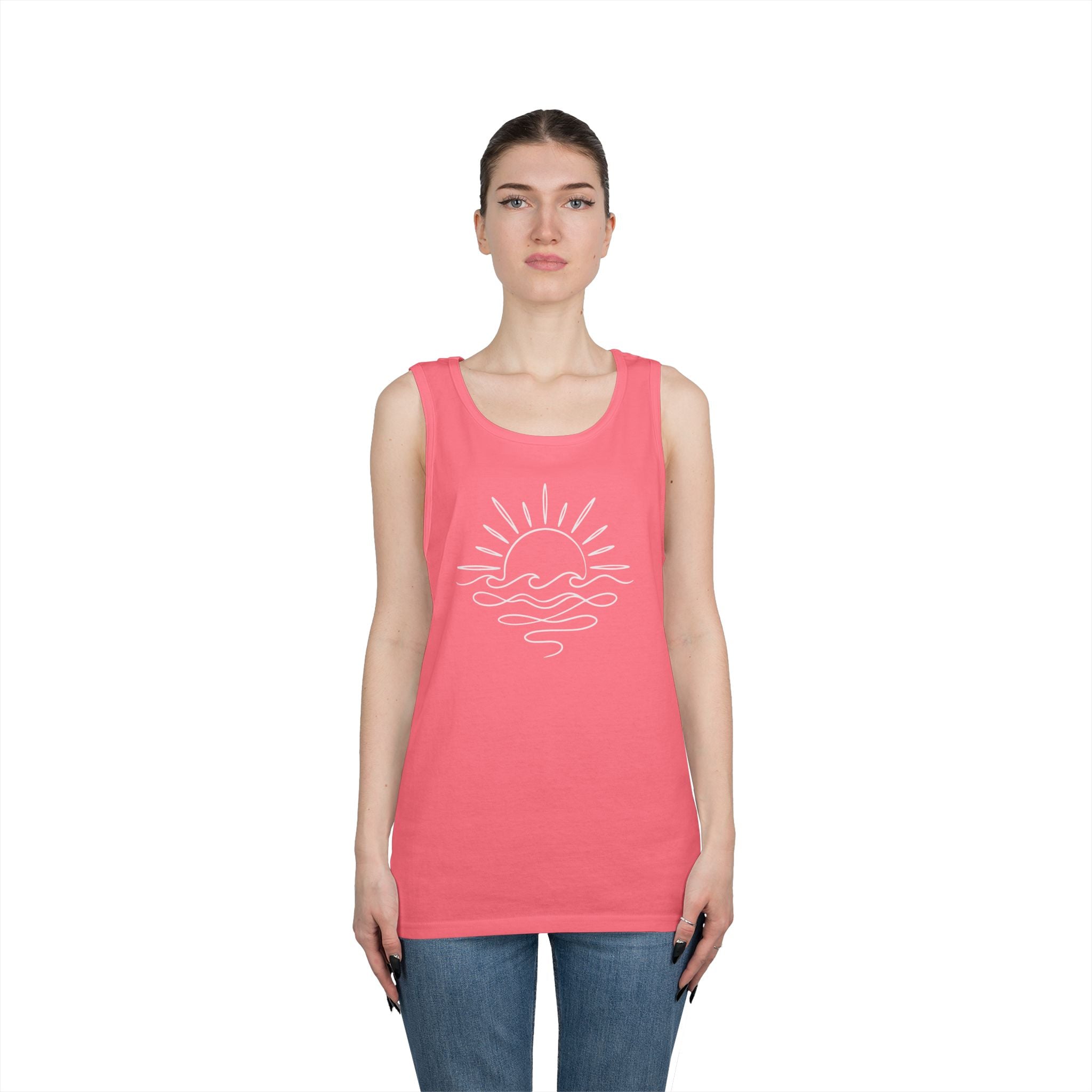 Sunny Sea Heavy Cotton Tank Top