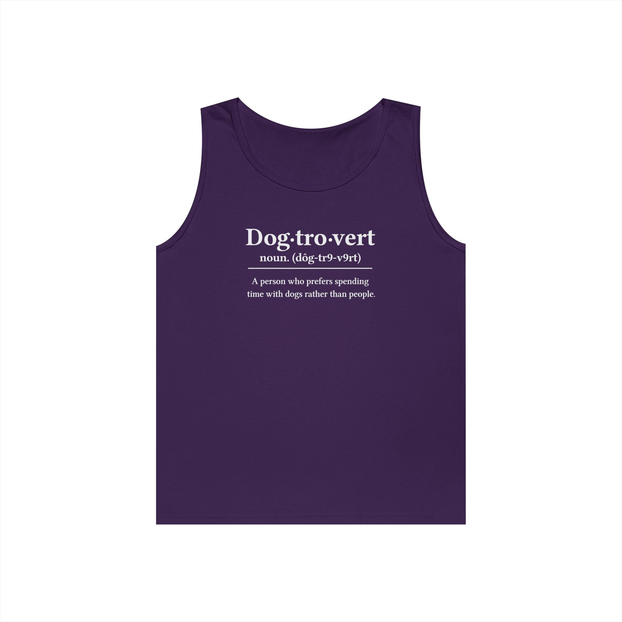 Dog-Tro-Vert Heavy Cotton Tank Top