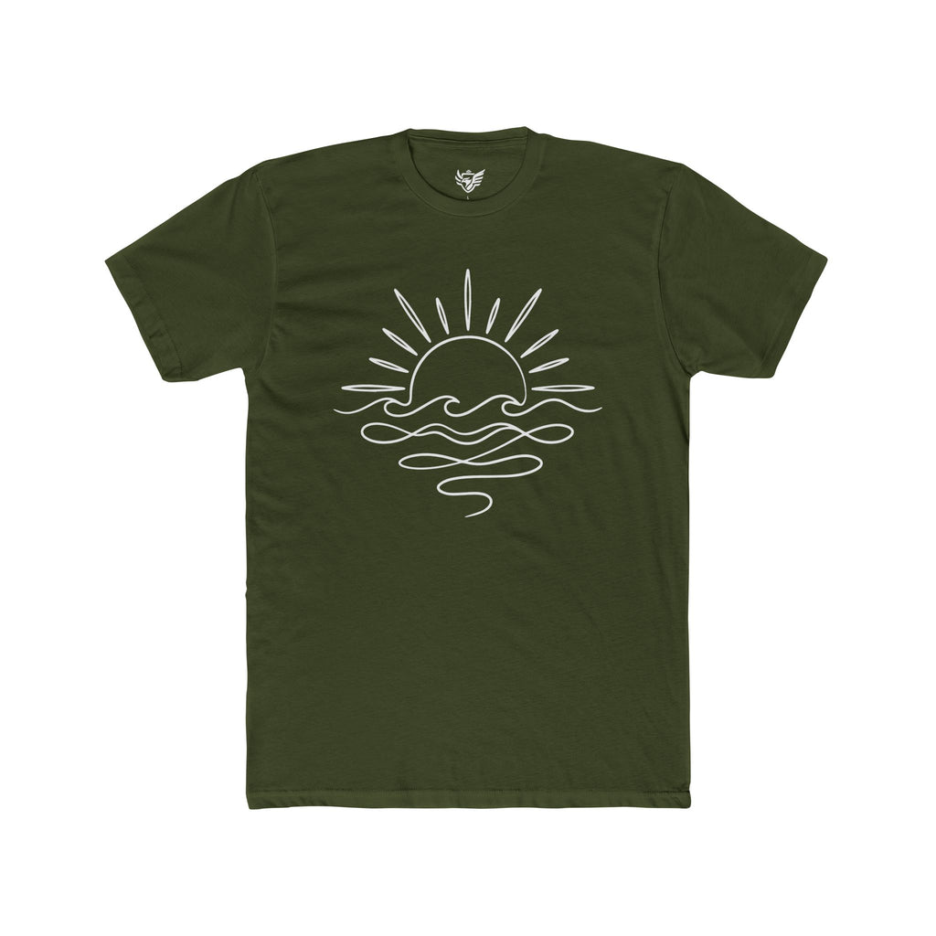 Sunny Sea Cotton Crew Tee