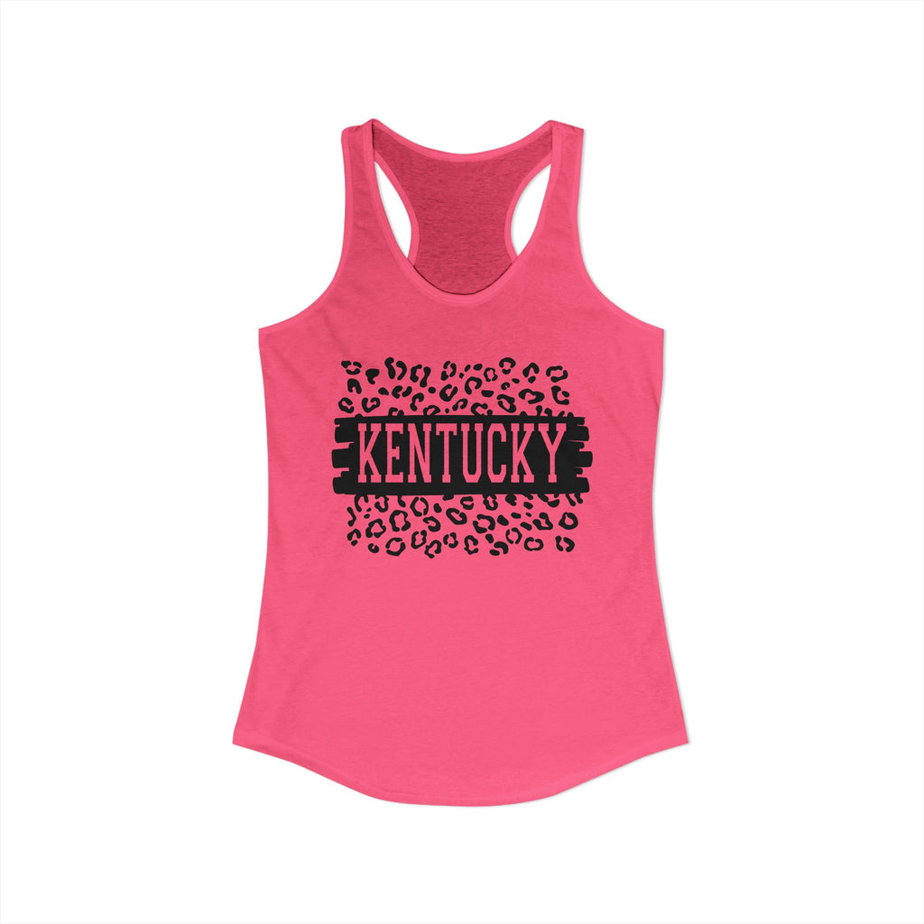 Women's KY Leopard Ideal Racerback Tank