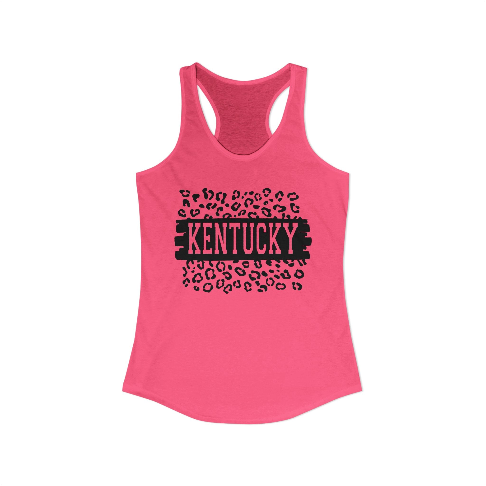 Women's KY Leopard Ideal Racerback Tank