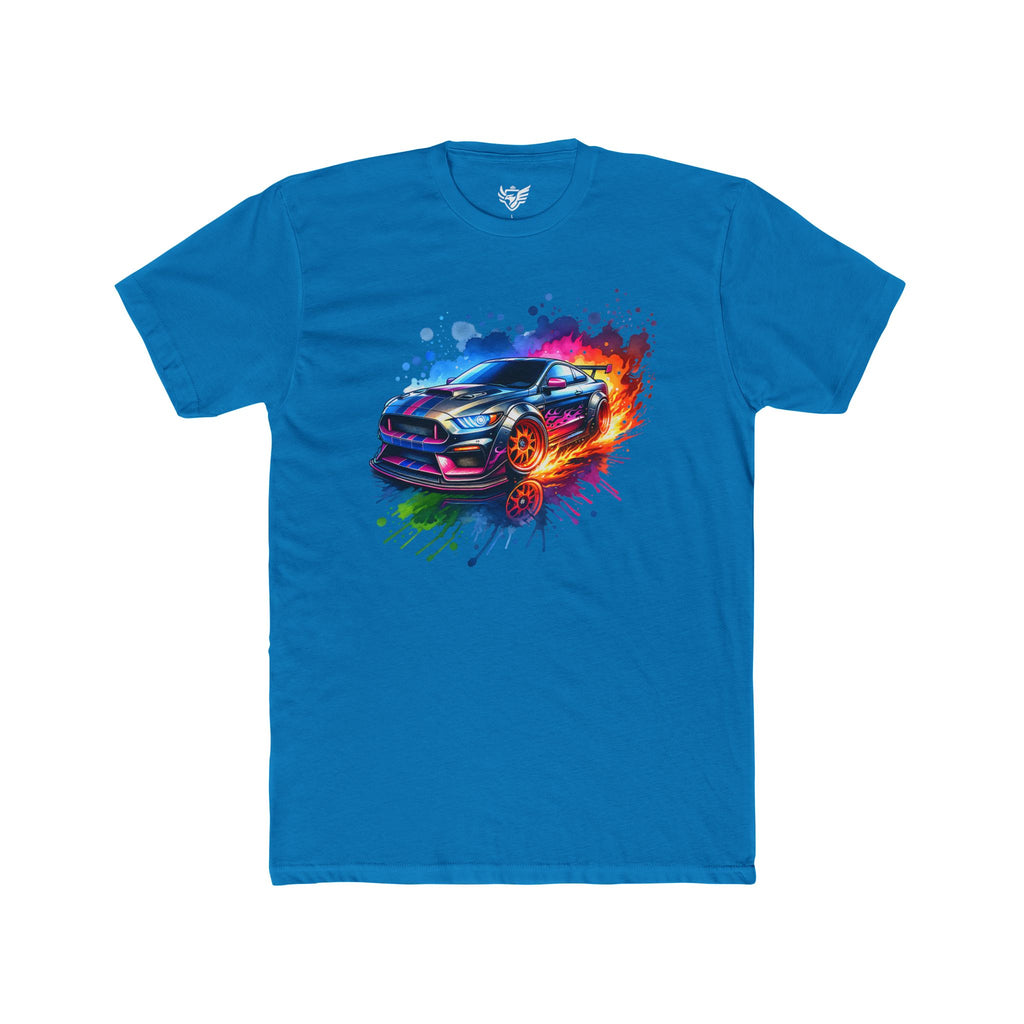 Colorblast Vroom Cotton Crew Tee