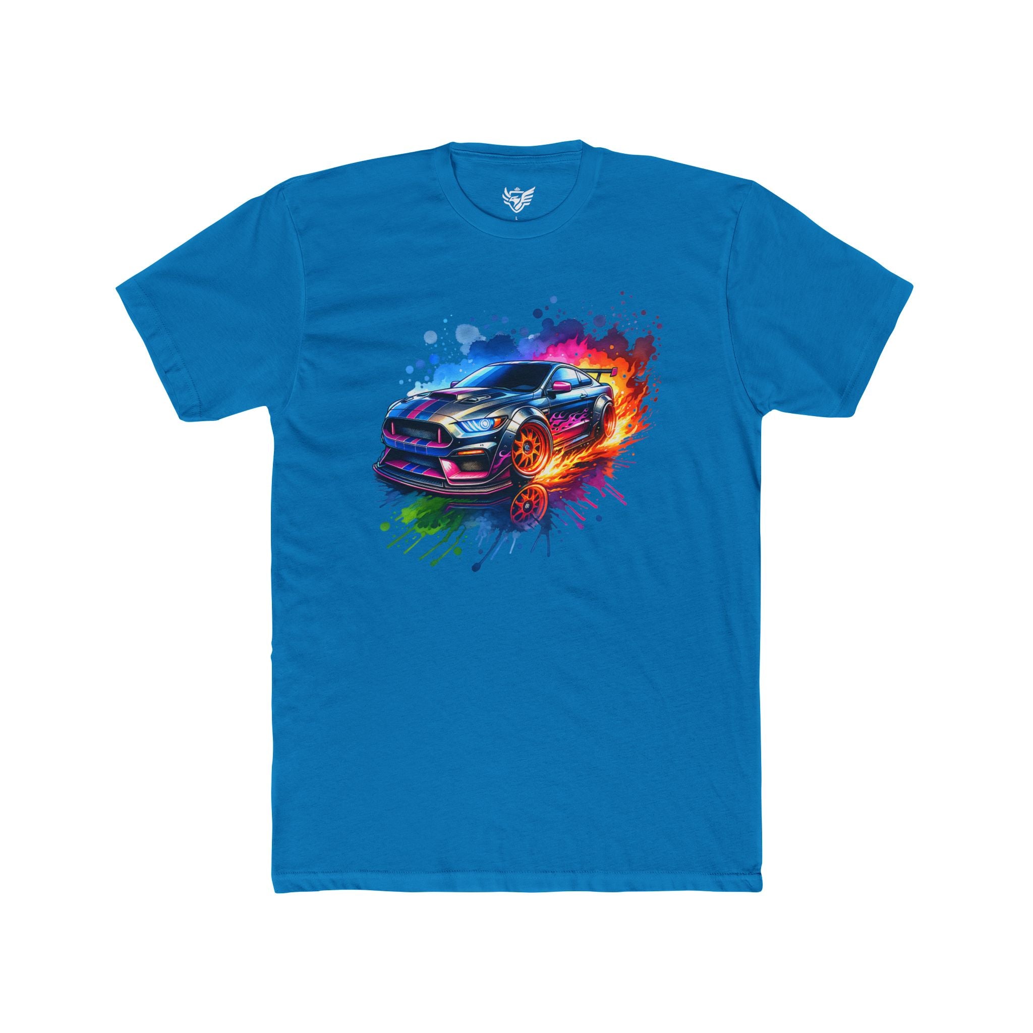Colorblast Vroom Cotton Crew Tee