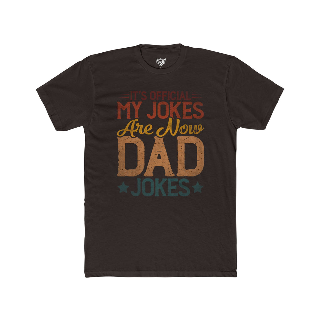 Dad Jokes Cotton Crew Tee
