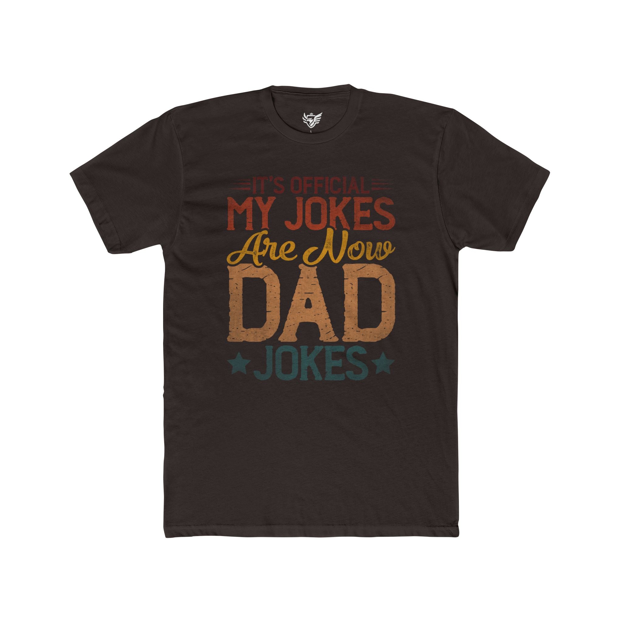 Dad Jokes Cotton Crew Tee