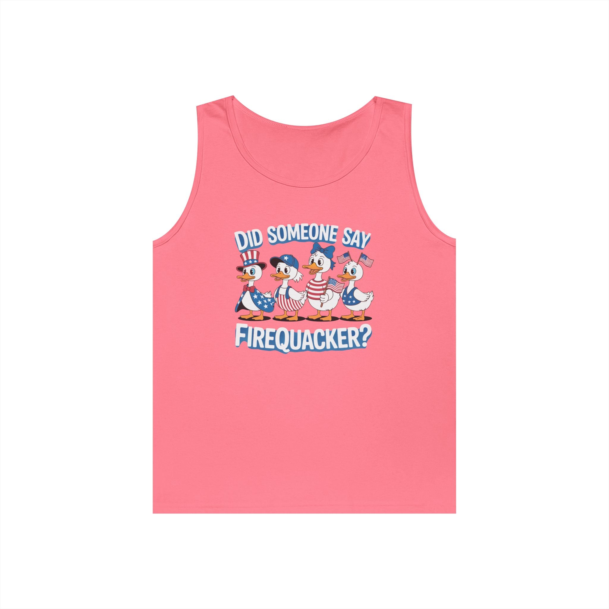 Firequackers Heavy Cotton Tank Top