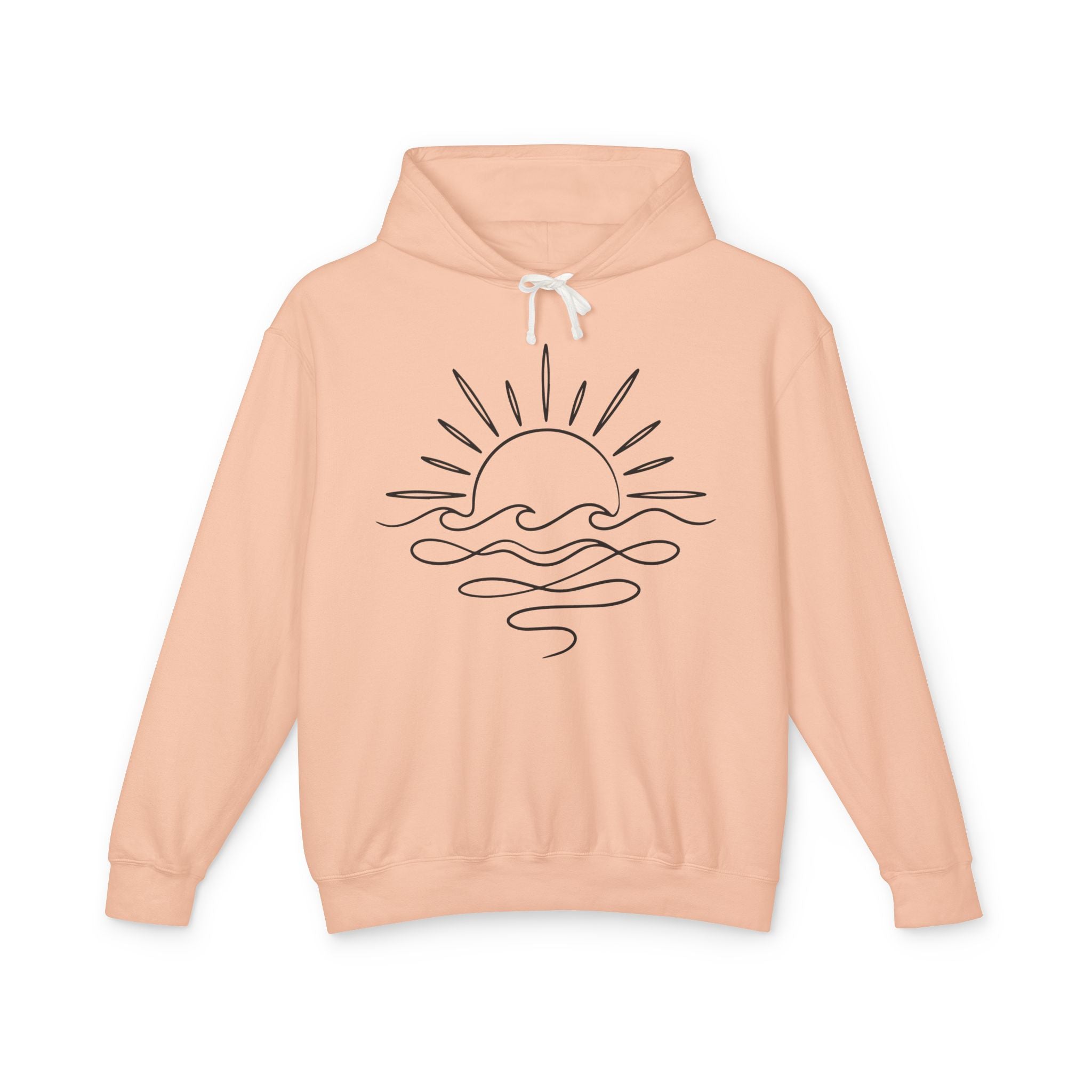 Sunny Sea Lightweight Hooded Sweatshirt