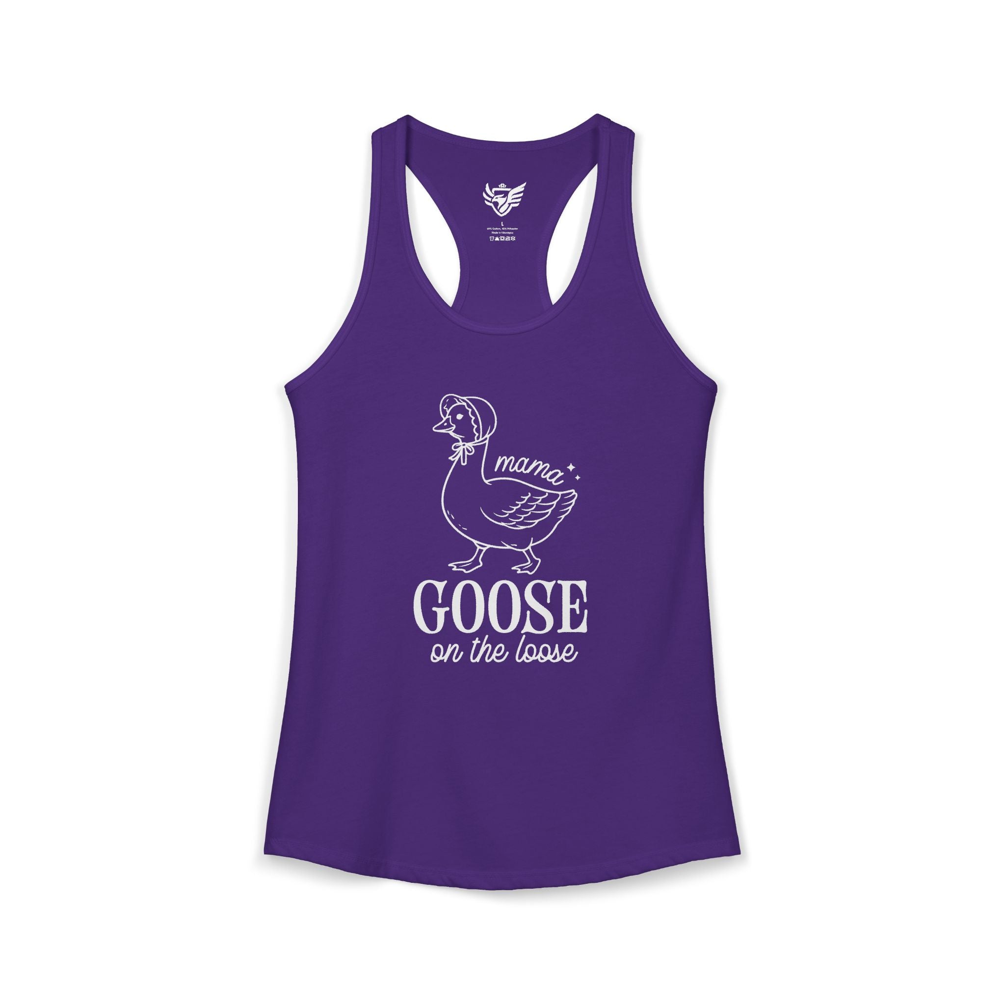 Mama Goose on the Loose Ideal Racerback Tank