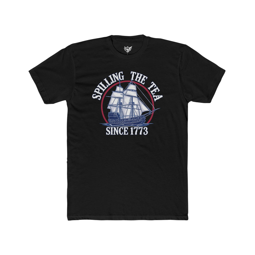 Spilling The Tea Cotton Crew Tee