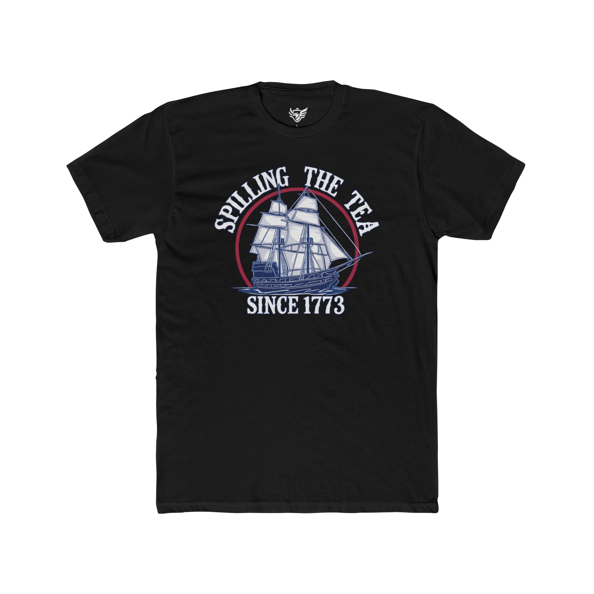 Spilling The Tea Cotton Crew Tee