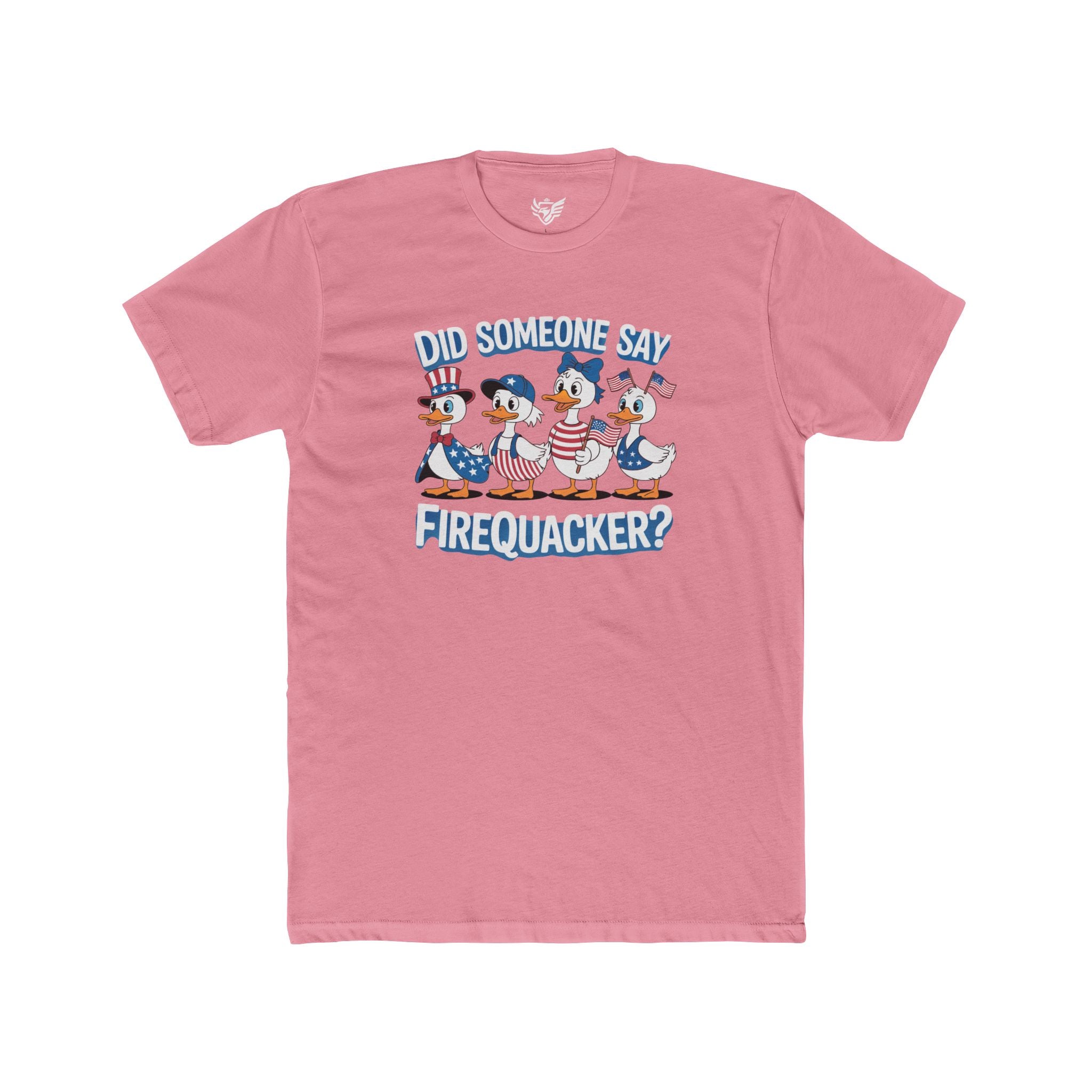 Firequackers Cotton Crew Tee