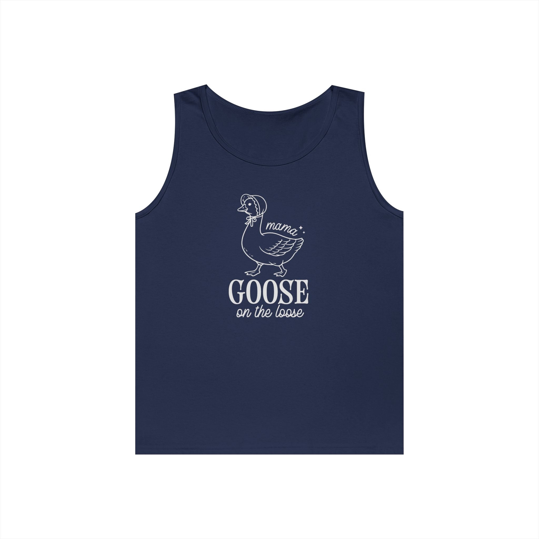 Mama Goose on the Loose Heavy Cotton Tank Top