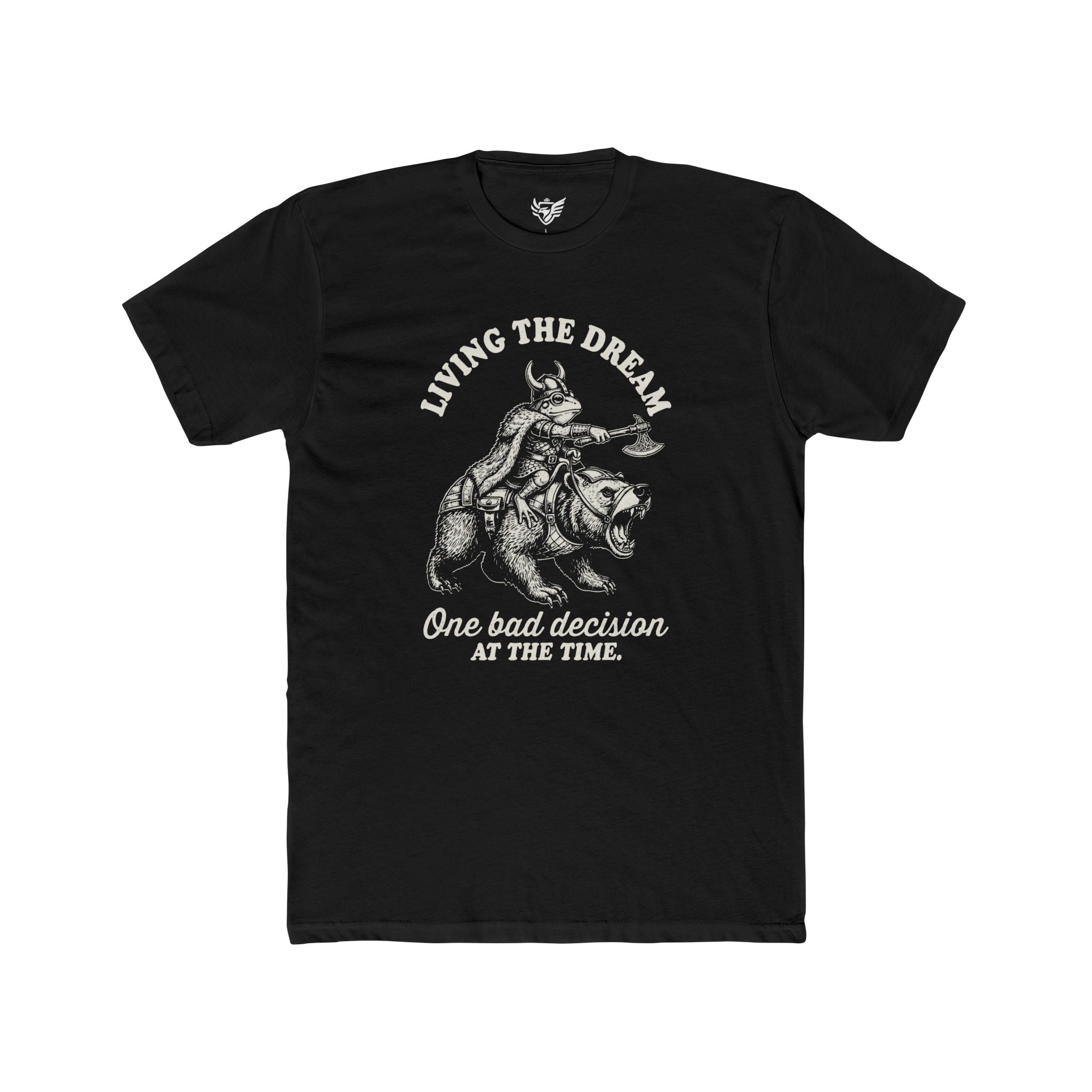 Living The Dream Cotton Crew Tee