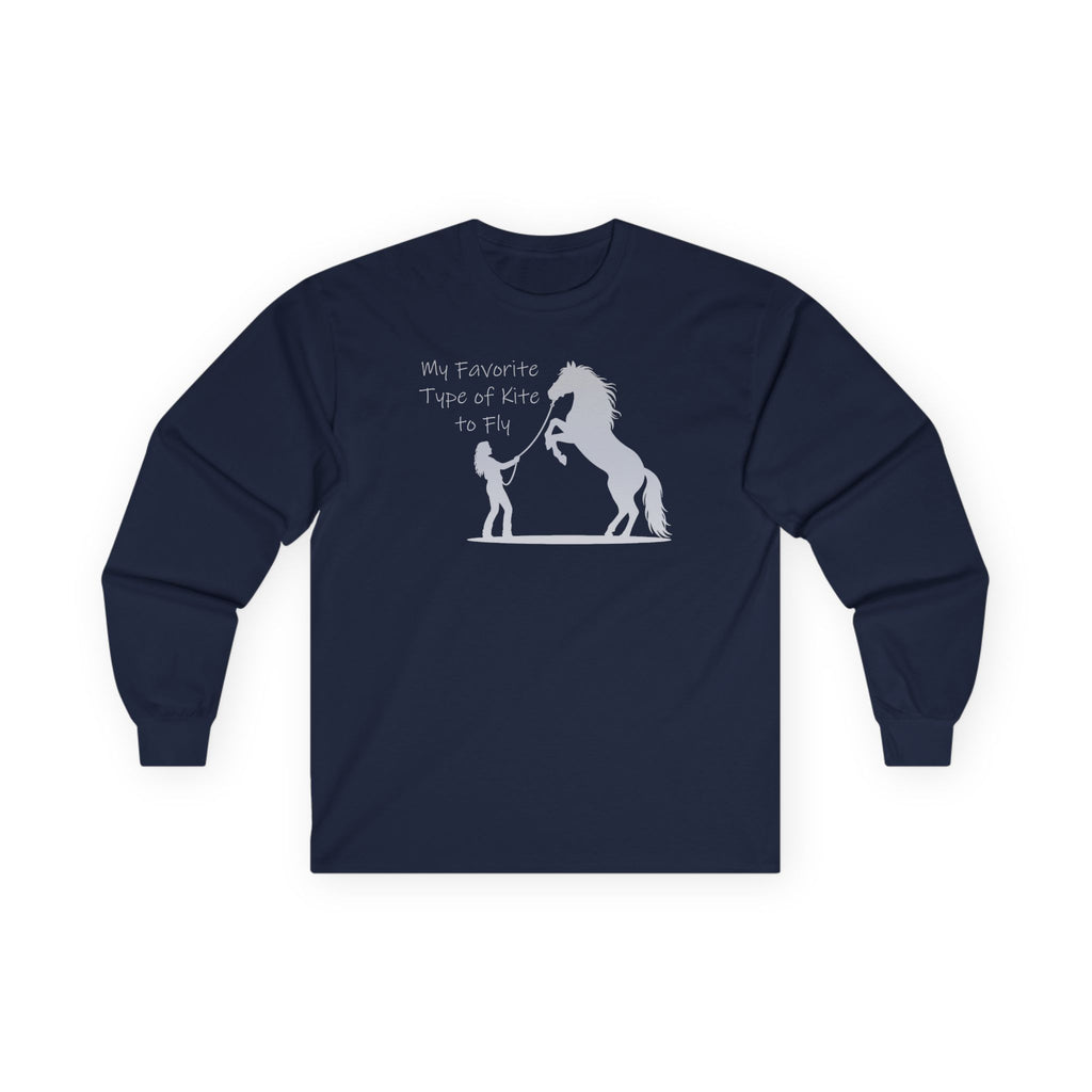 My Favorite Type of Kite Cotton Long Sleeve Tee