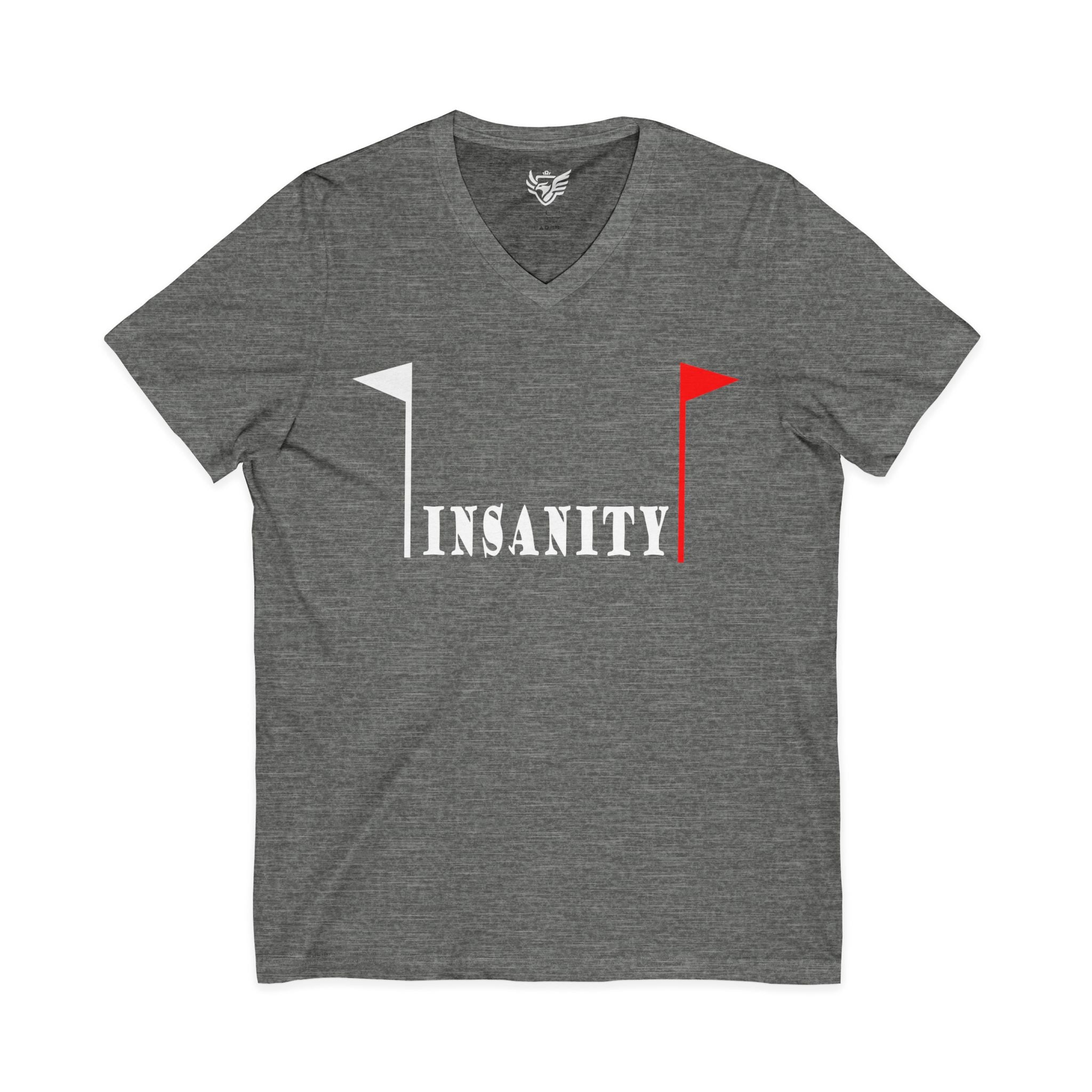 Insanity Jersey Short Sleeve V-Neck Tee