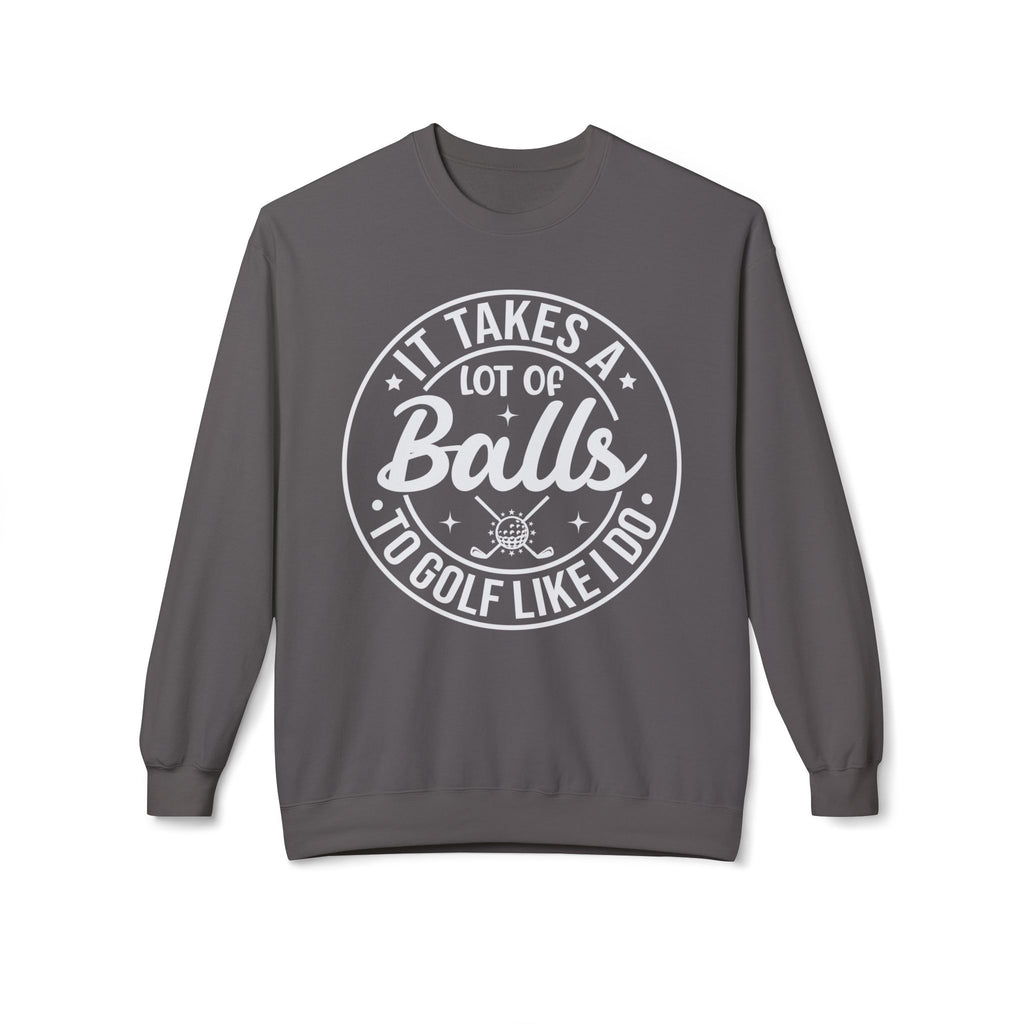 Golf Like I Do Midweight Softstyle Fleece Crewneck Sweatshirt