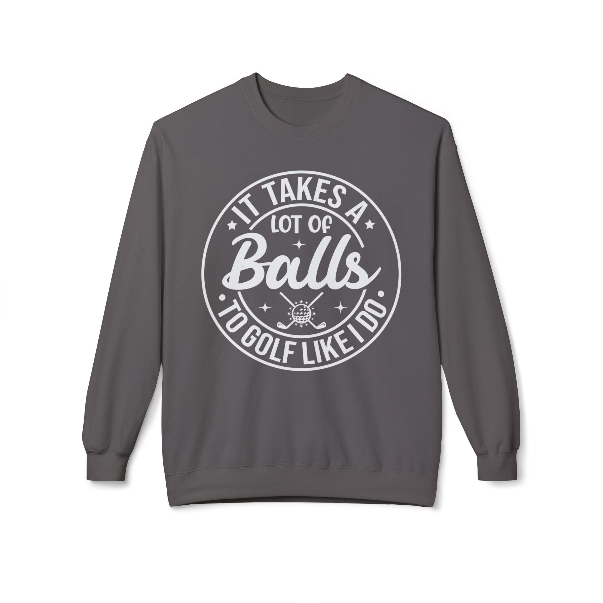 Golf Like I Do Midweight Softstyle Fleece Crewneck Sweatshirt