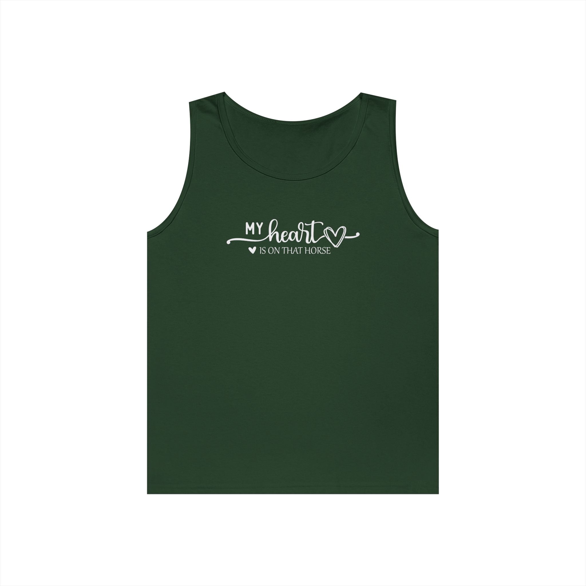 Heart on Horse Heavy Cotton Tank Top