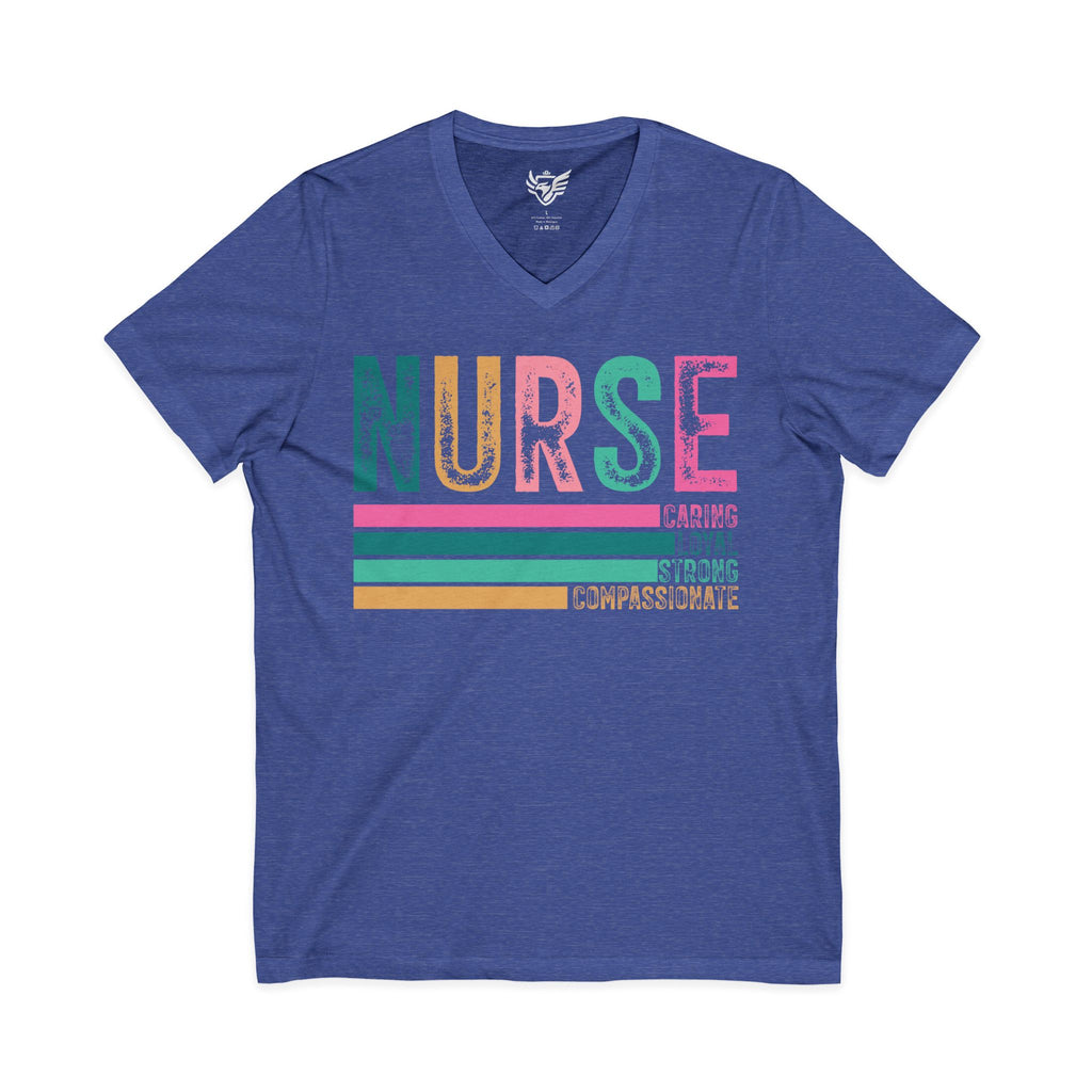 Nurse Jersey Short Sleeve V-Neck Tee