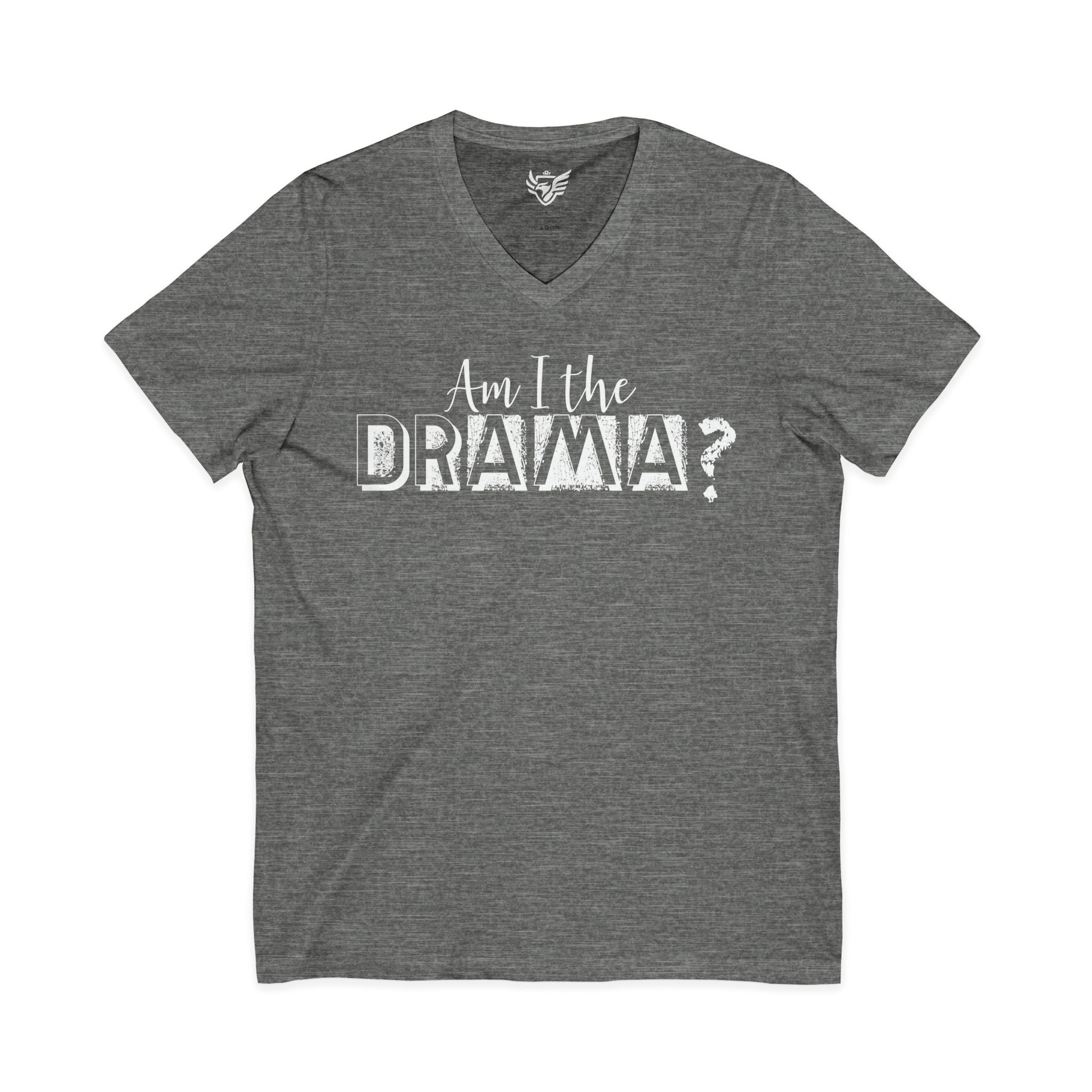 Drama Jersey Short Sleeve V-Neck Tee