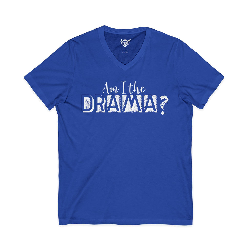 Drama Jersey Short Sleeve V-Neck Tee