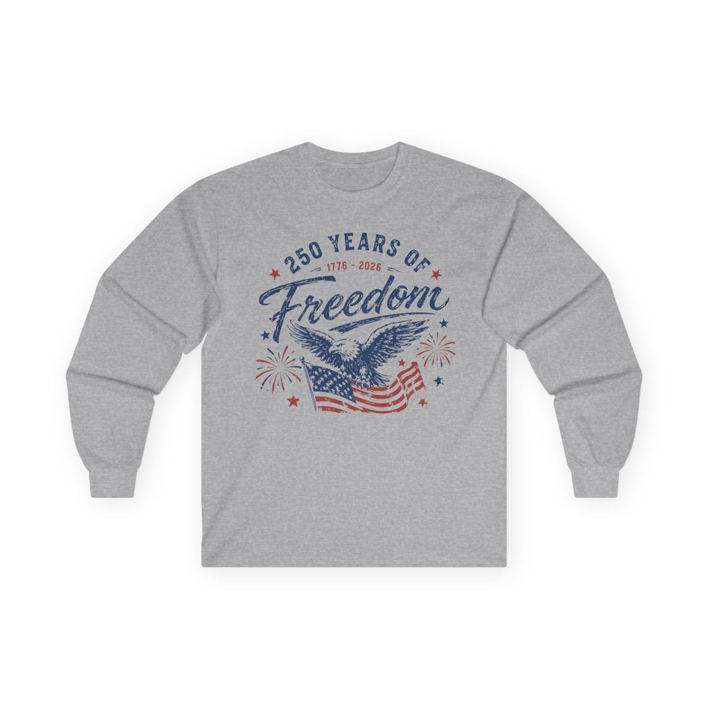 250 Years of Freedom Cotton Long Sleeve Tee