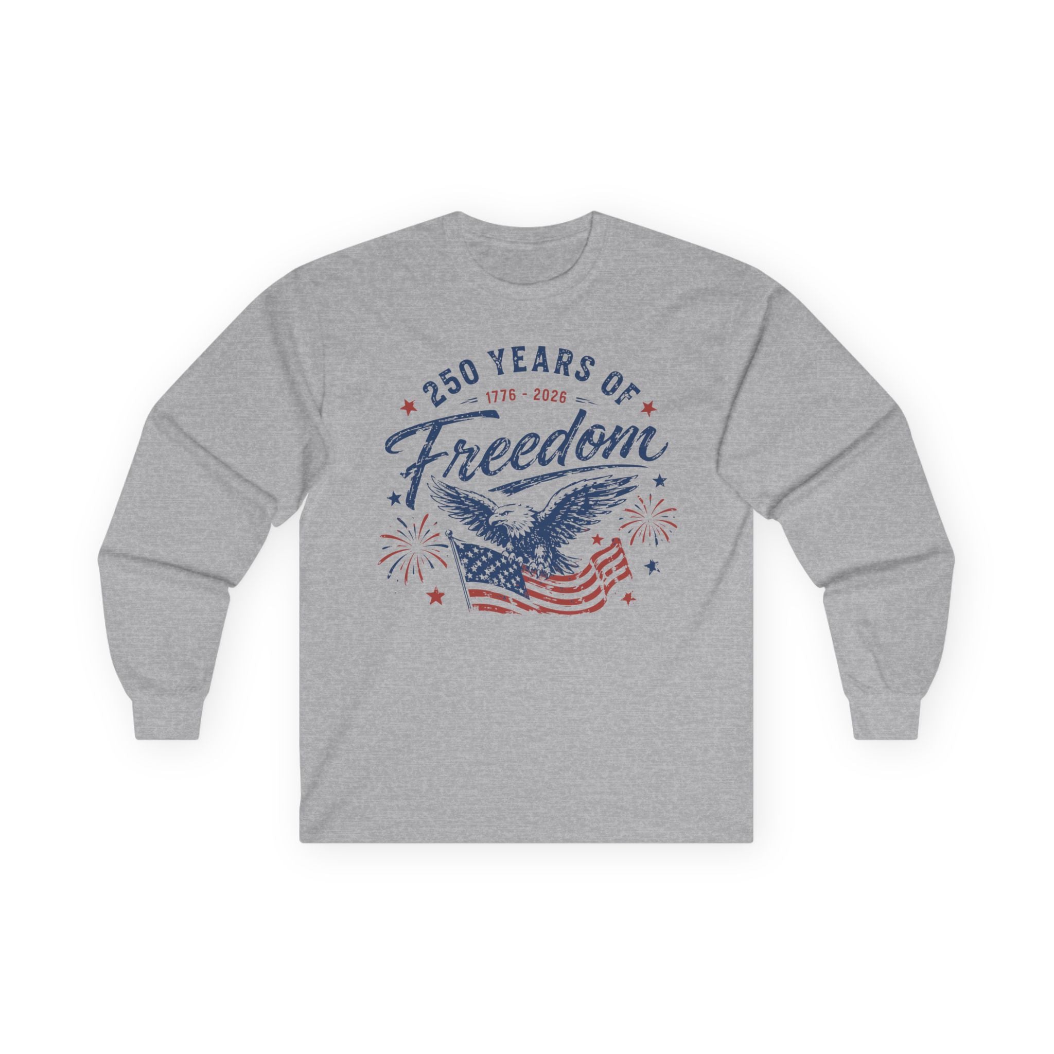 250 Years of Freedom Cotton Long Sleeve Tee