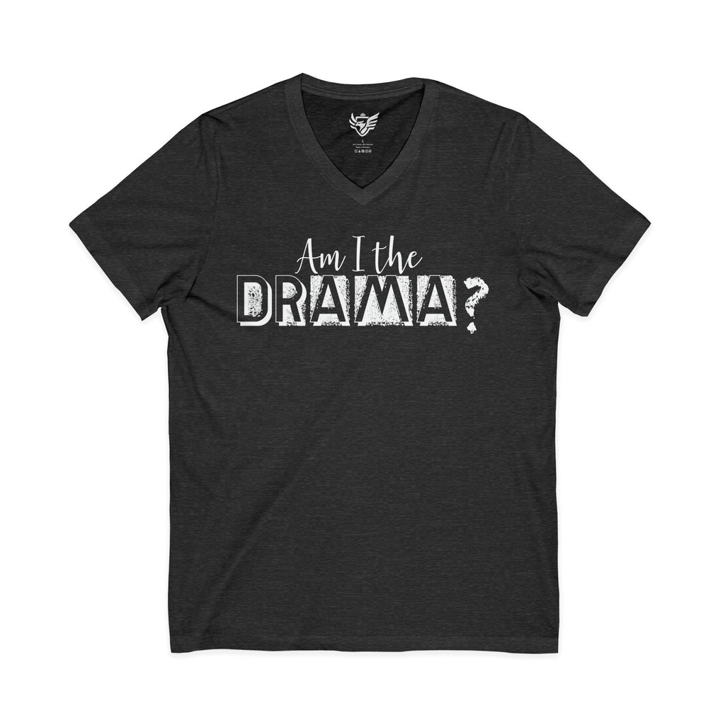 Drama Jersey Short Sleeve V-Neck Tee