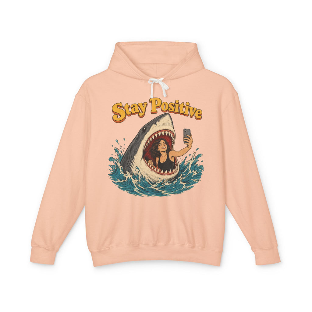 Stay Positive Lightweight Hooded Sweatshirt