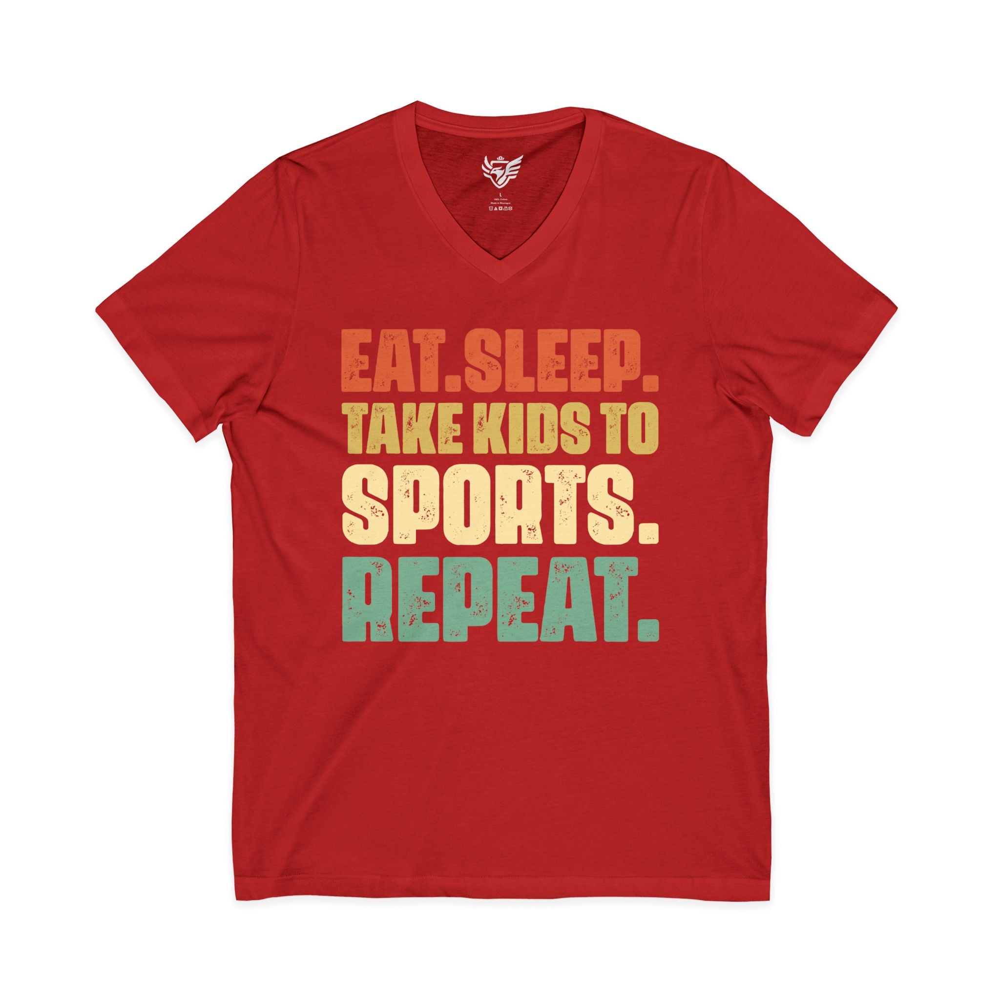 Parents Jersey Short Sleeve V-Neck Tee