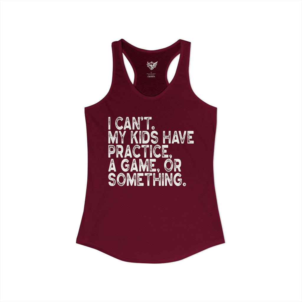 Busy Parents Ideal Racerback Tank