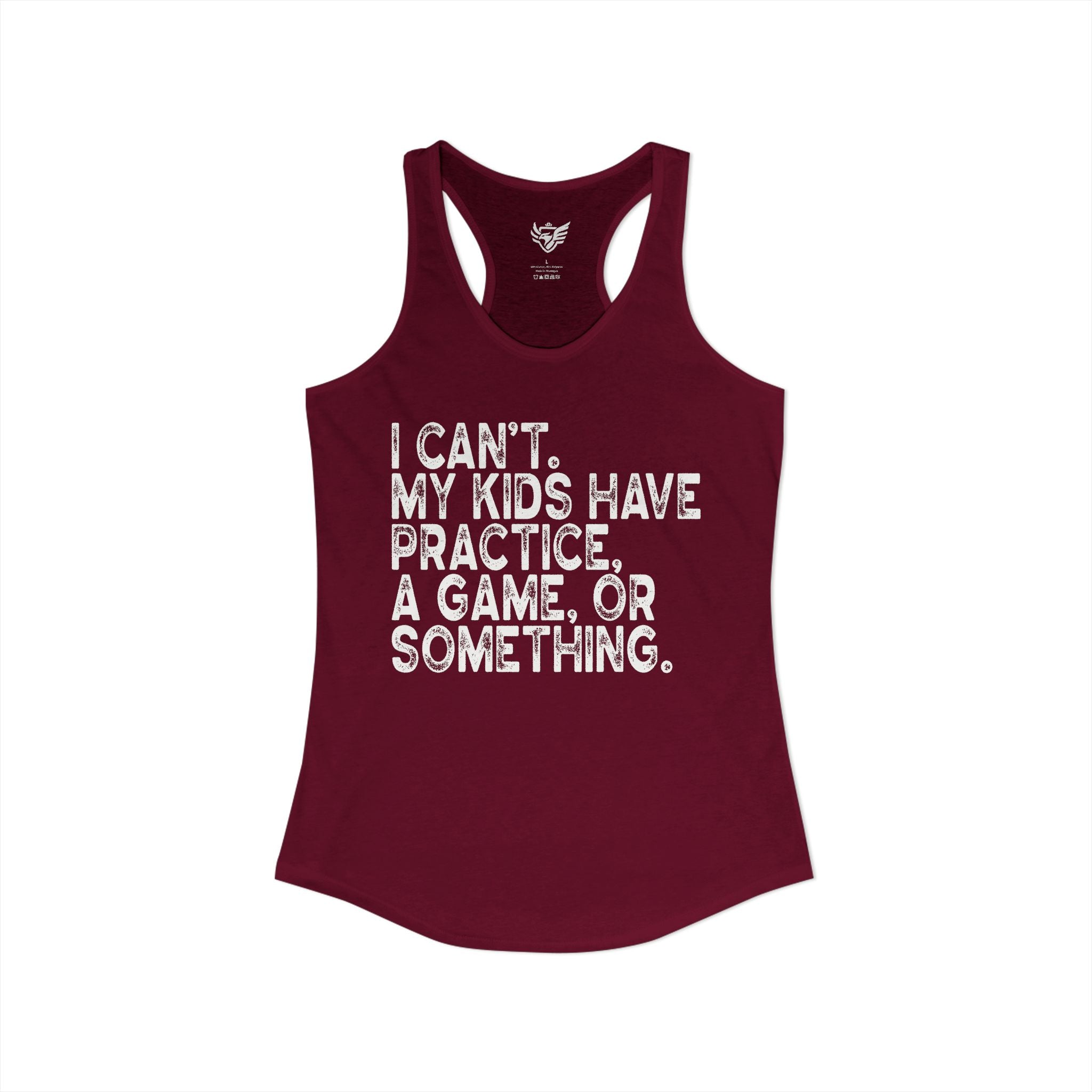 Busy Parents Ideal Racerback Tank