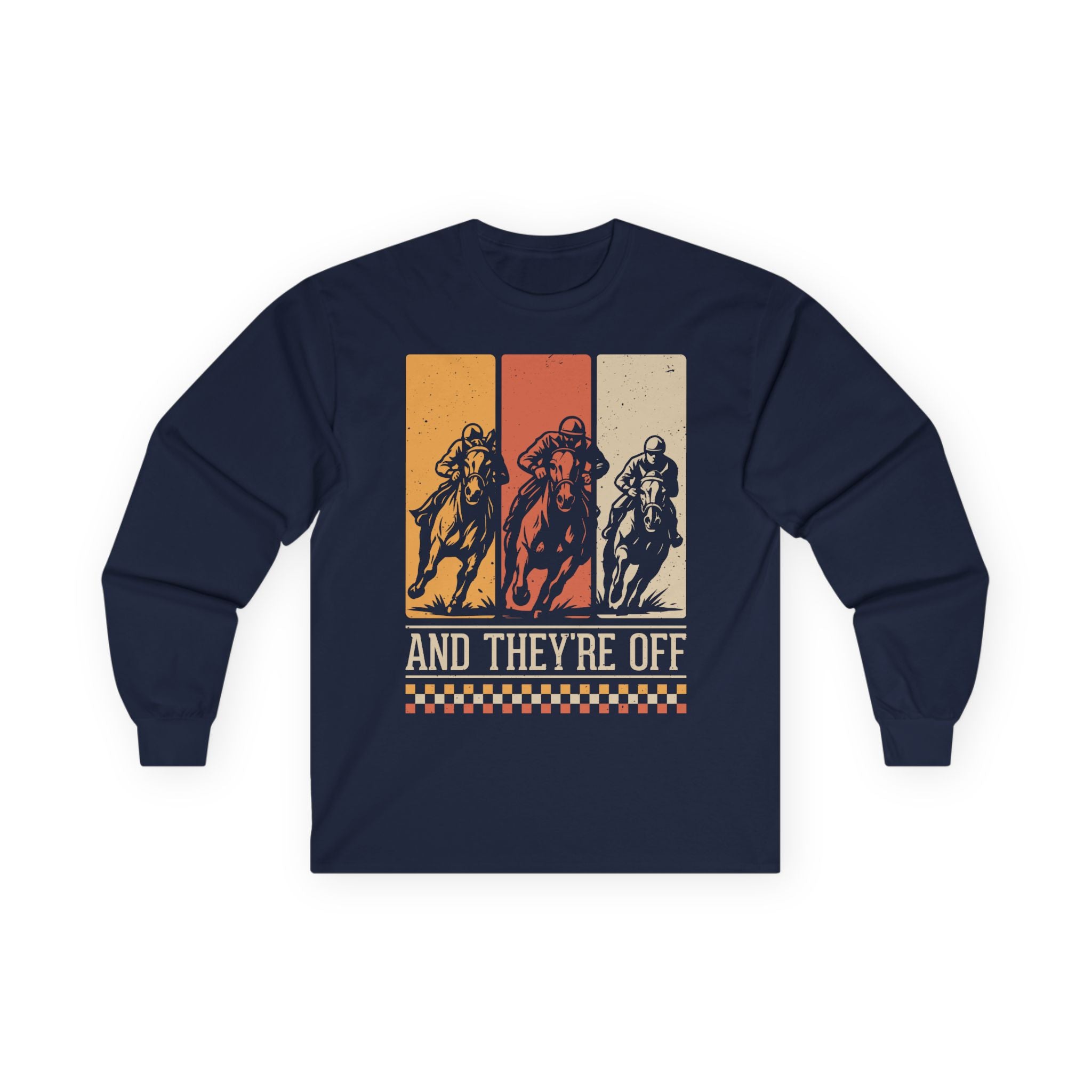 Racing Cotton Long Sleeve Tee