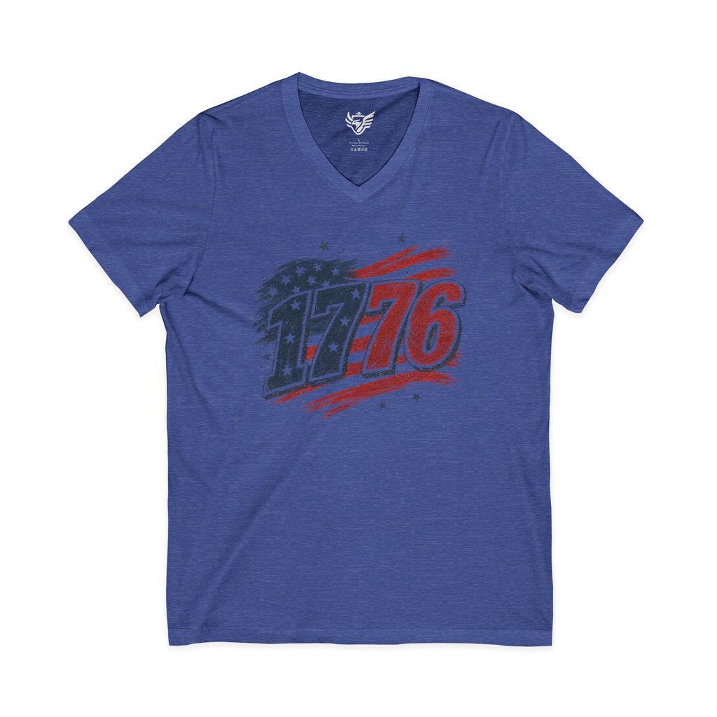 1776 Jersey Short Sleeve V-Neck Tee