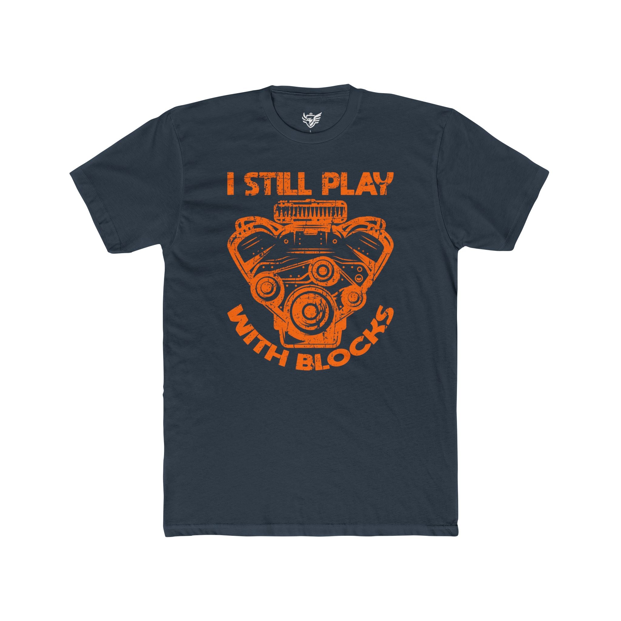 Engine Block Cotton Crew Tee